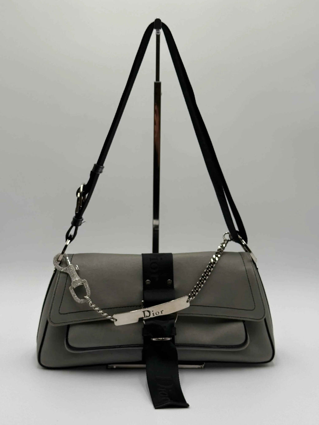 Dior Borsa Collezione "Hardcore" by John Galliano in Tela Grigia