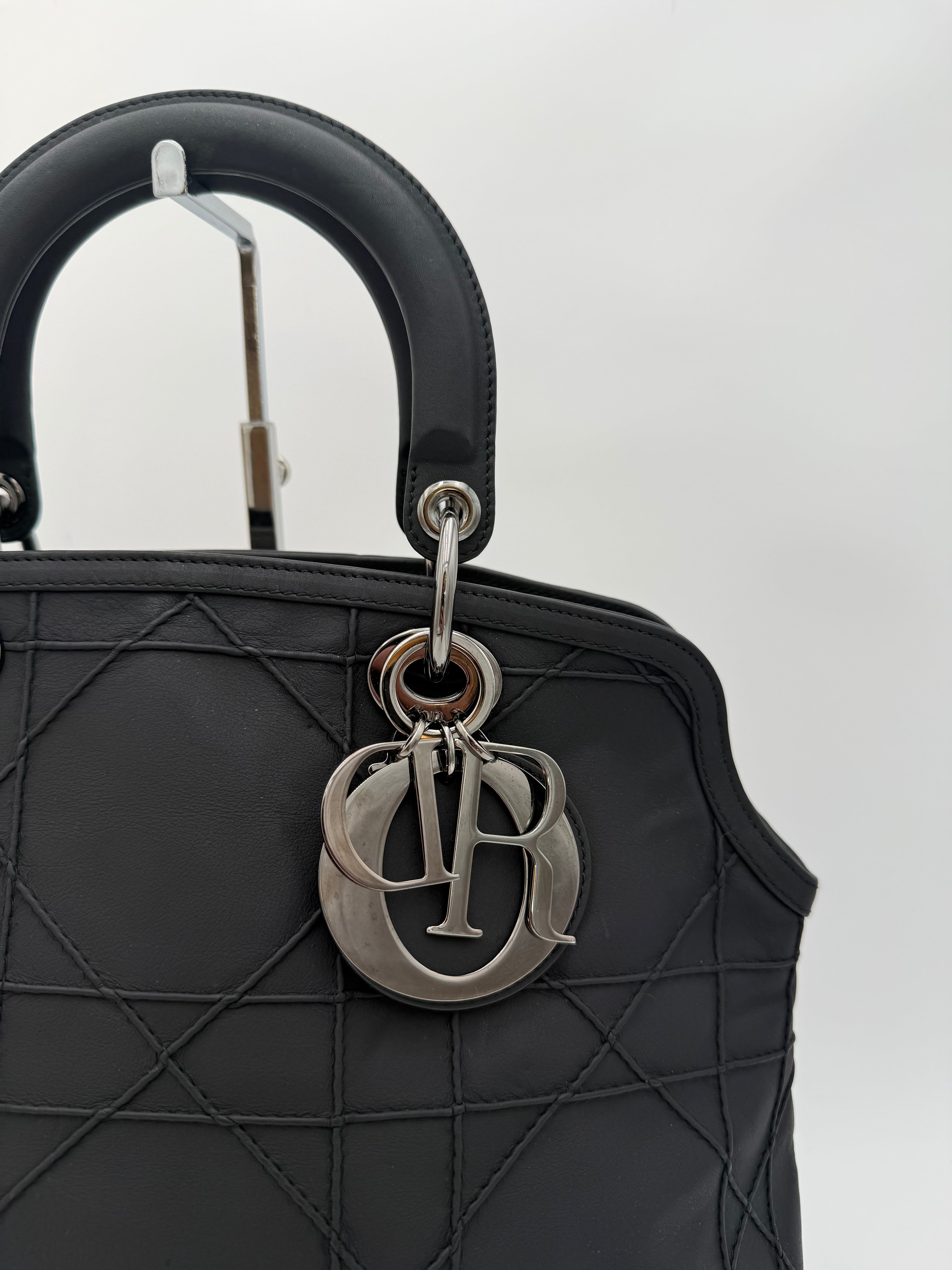 Dior Borsa Granville in Pelle di Agnello Nera - Mercatino di Ninni
