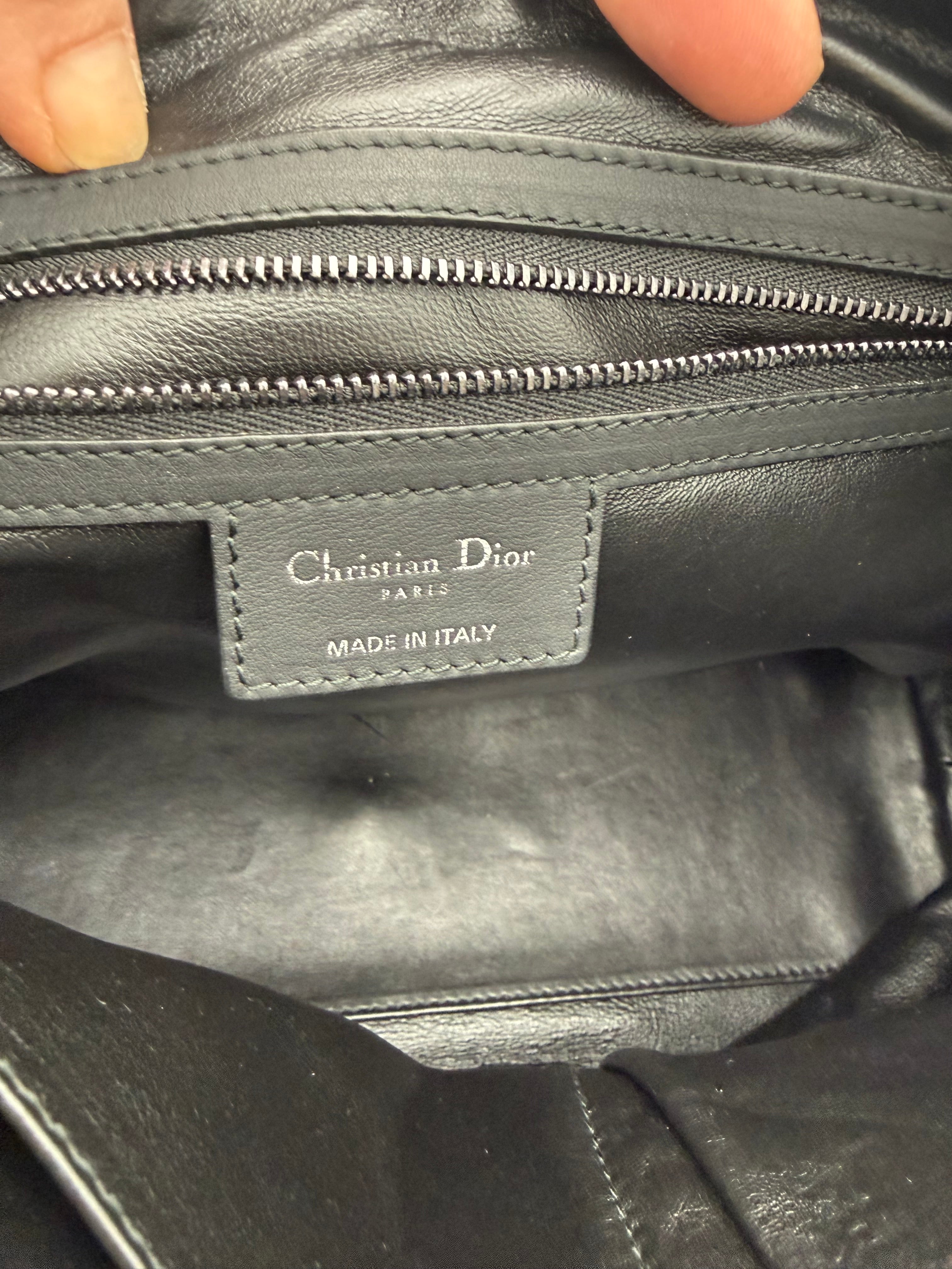 Dior Borsa Granville in Pelle di Agnello Nera - Mercatino di Ninni