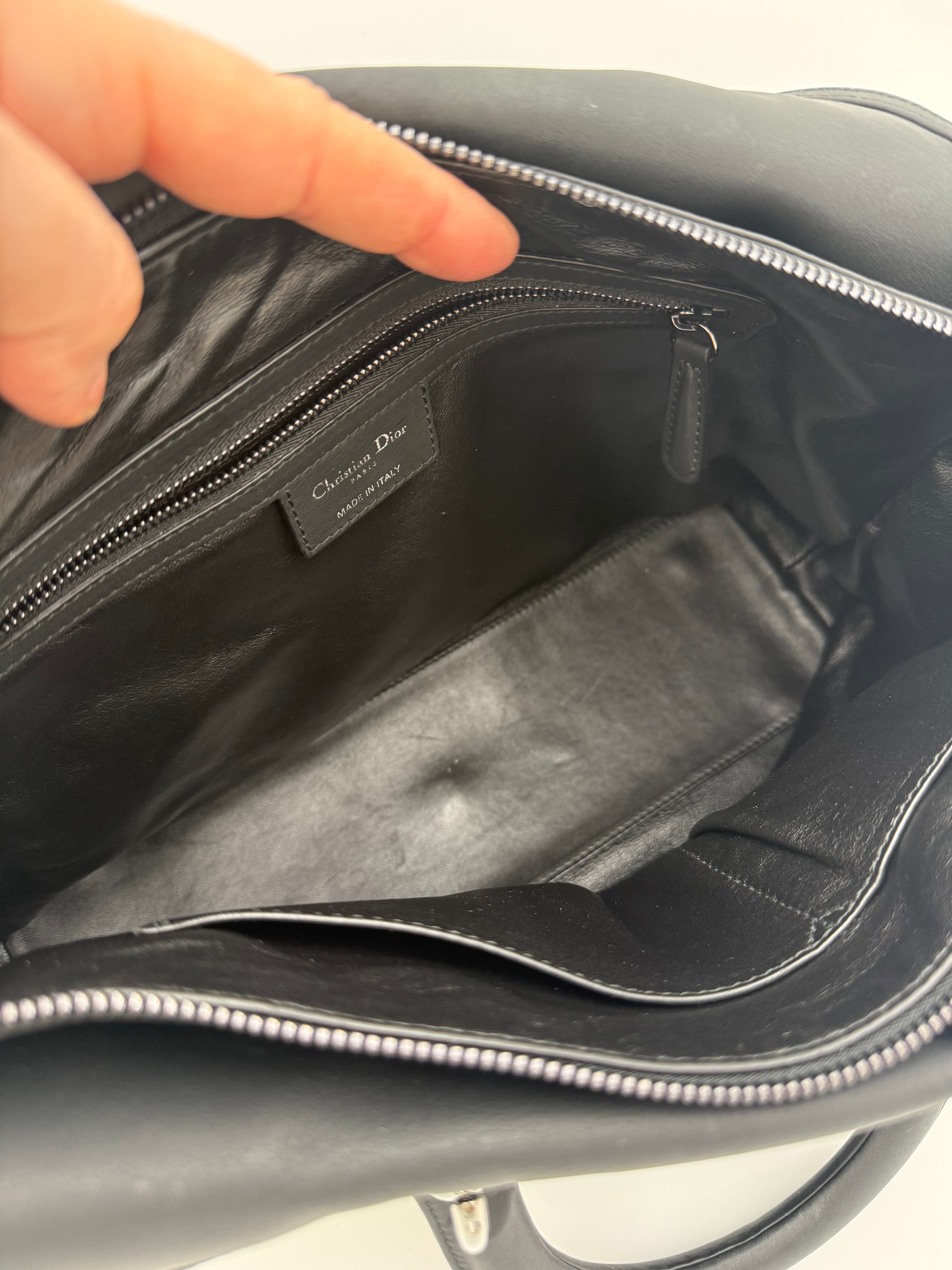 Dior Borsa Granville in Pelle di Agnello Nera - Mercatino di Ninni