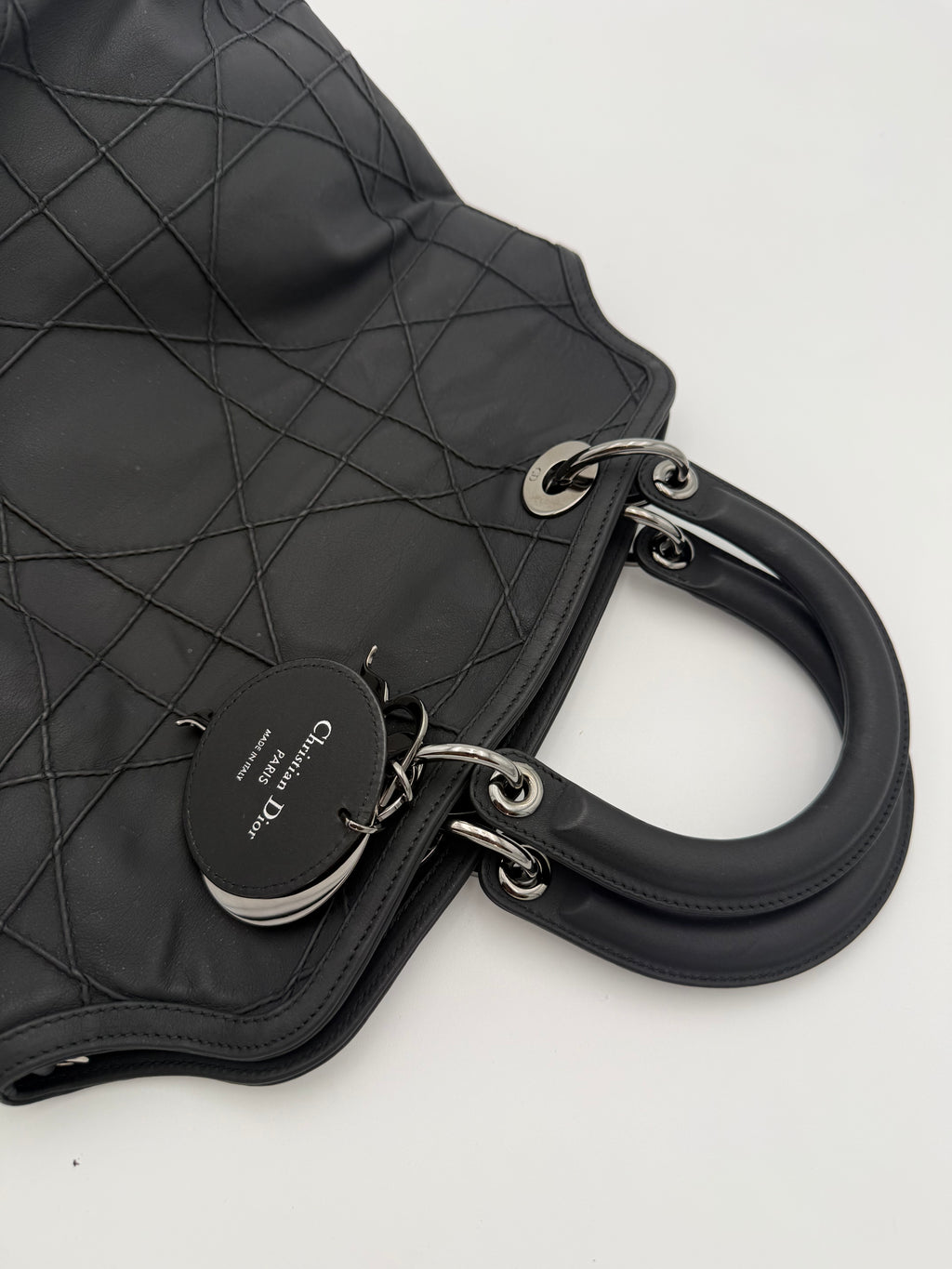 Dior Borsa Granville in Pelle di Agnello Nera - Mercatino di Ninni