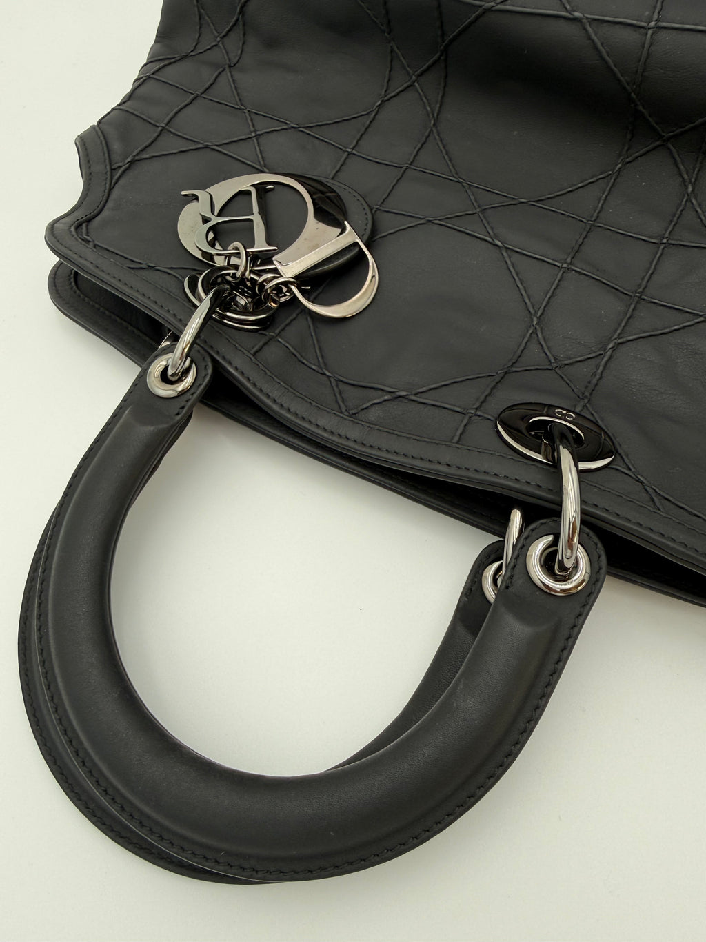 Dior Borsa Granville in Pelle di Agnello Nera - Mercatino di Ninni