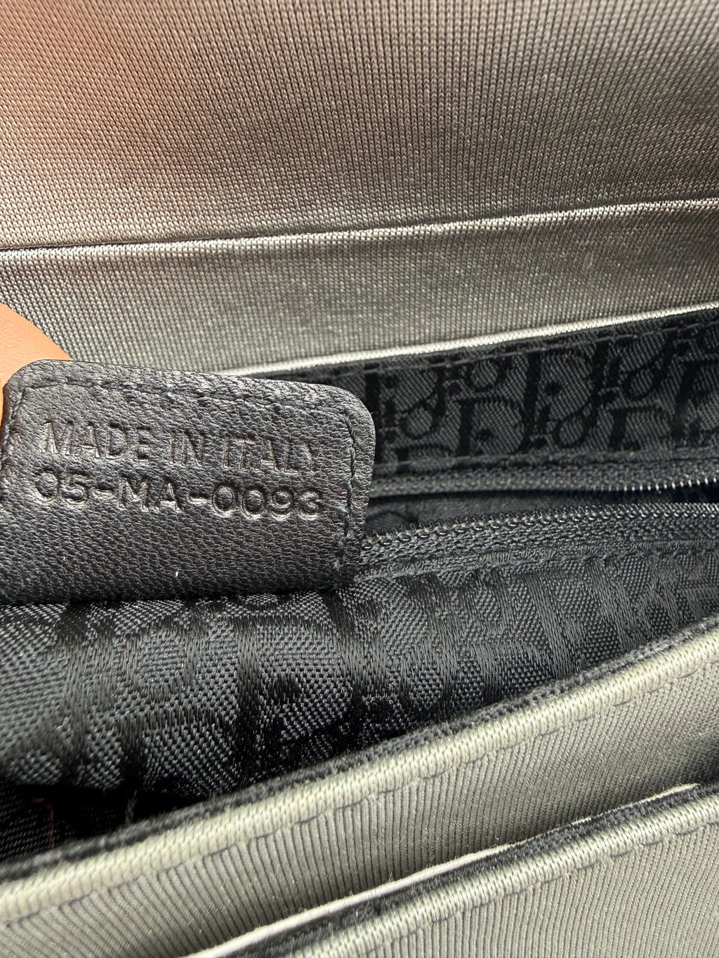 Dior Borsa Hardcore by John Galliano in Tela Grigia - Mercatino di Ninni