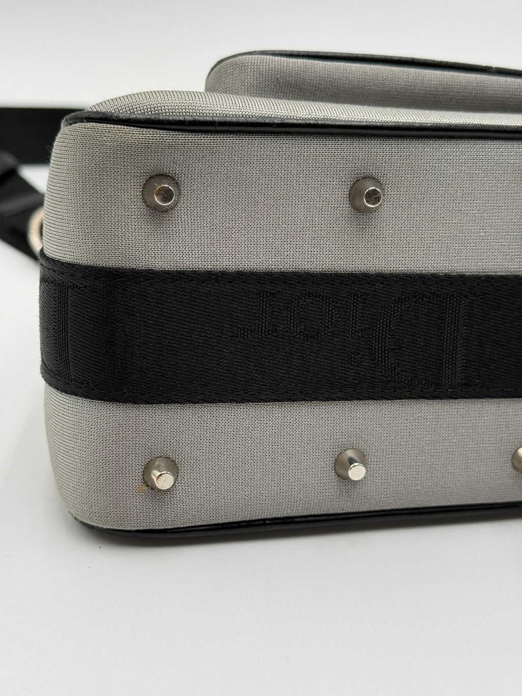 Dior Borsa Hardcore by John Galliano in Tela Grigia - Mercatino di Ninni