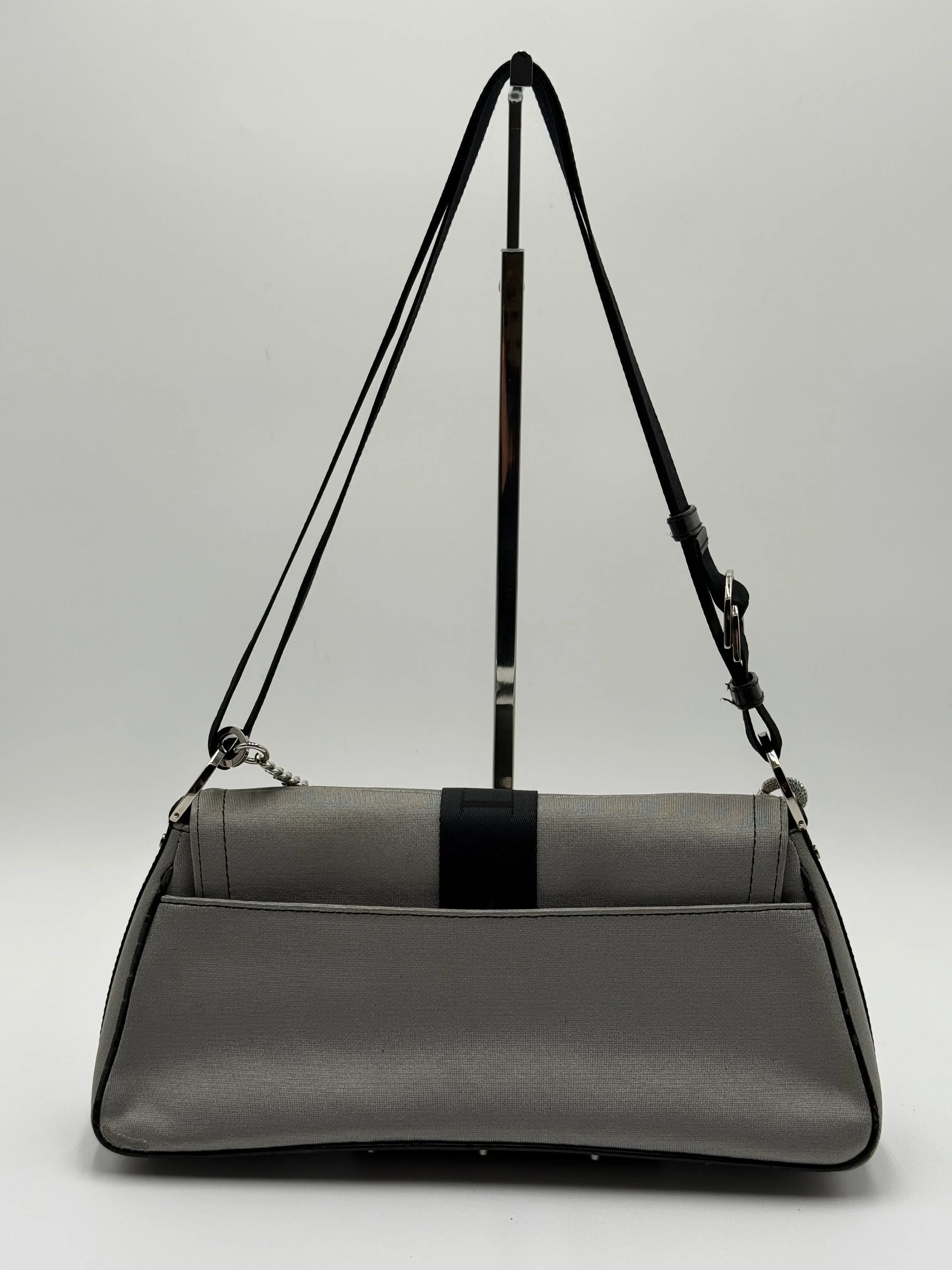 Dior Borsa Hardcore by John Galliano in Tela Grigia - Mercatino di Ninni