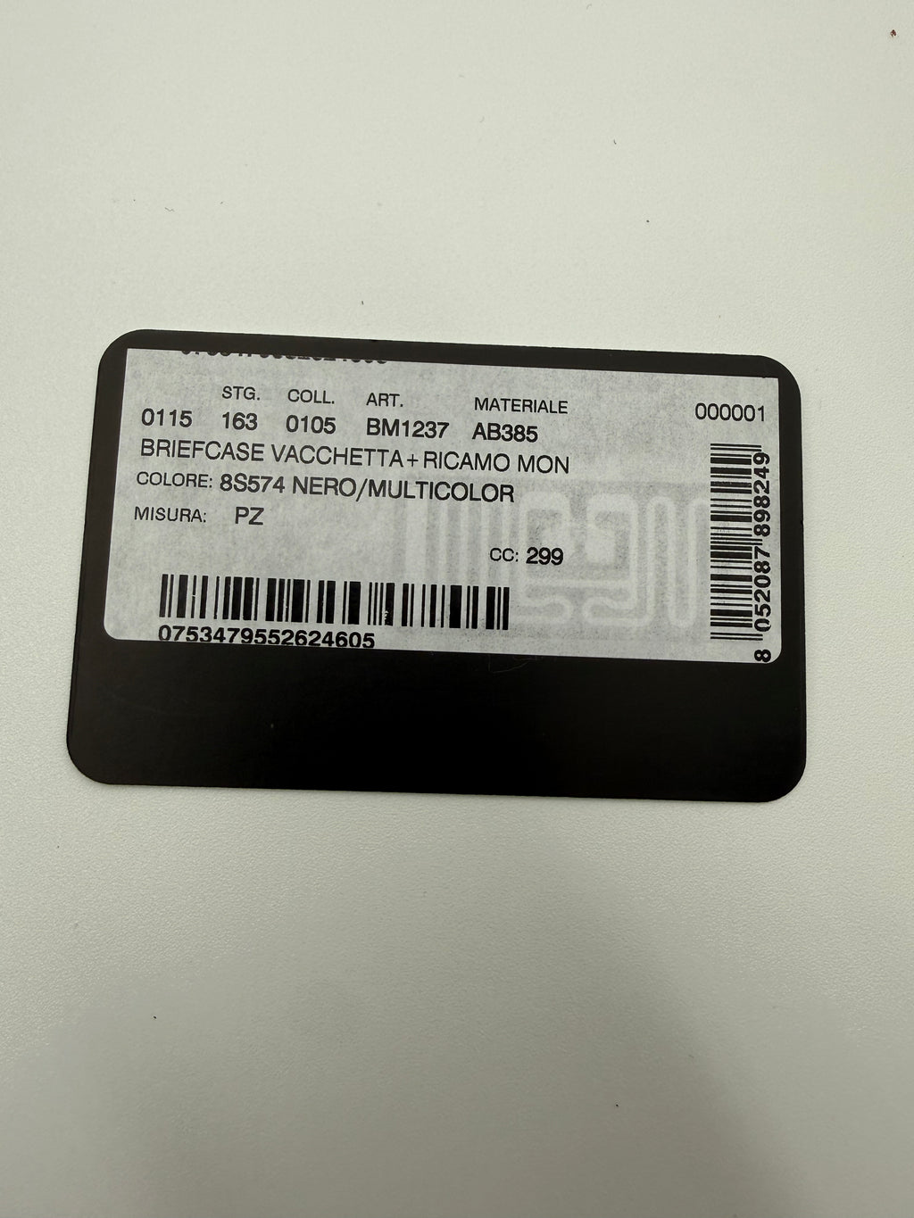 Dolce e Gabbana Cartella Vintage in Pelle Nera - Mercatino di Ninni