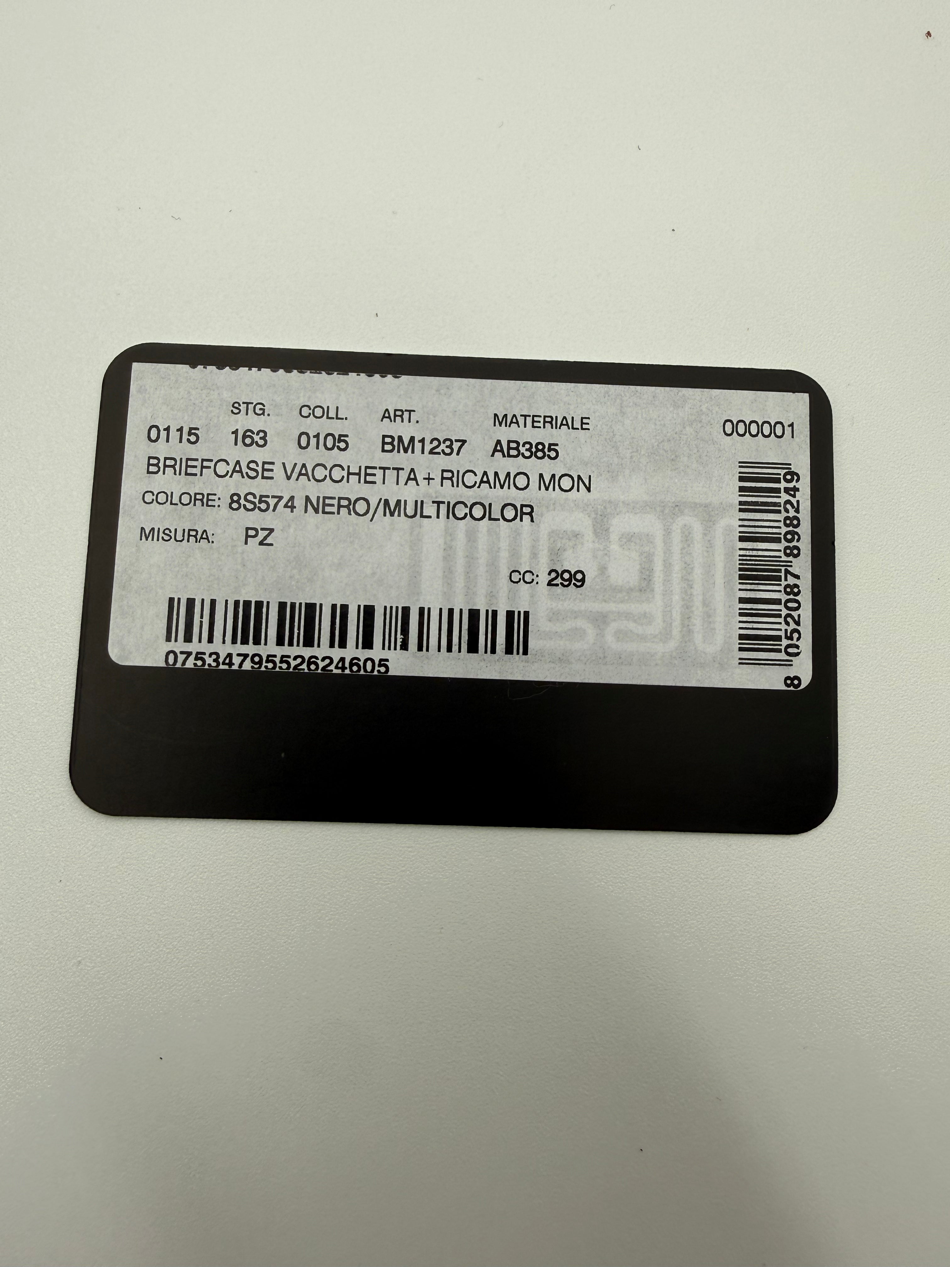 Dolce e Gabbana Cartella Vintage in Pelle Nera - Mercatino di Ninni