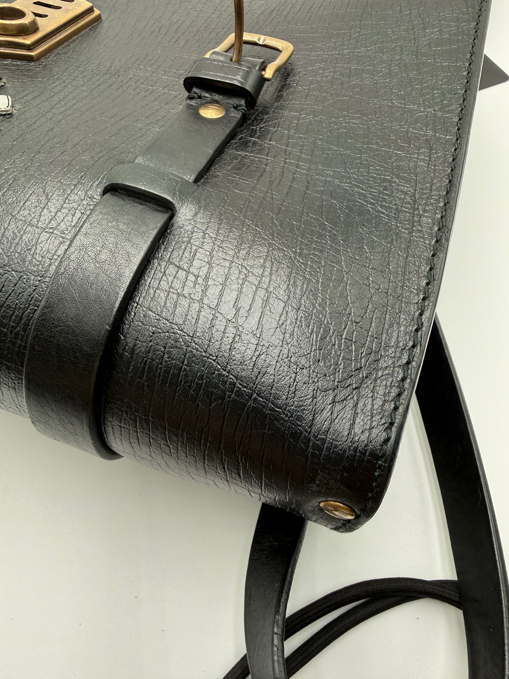 Dolce e Gabbana Cartella Vintage in Pelle Nera - Mercatino di Ninni