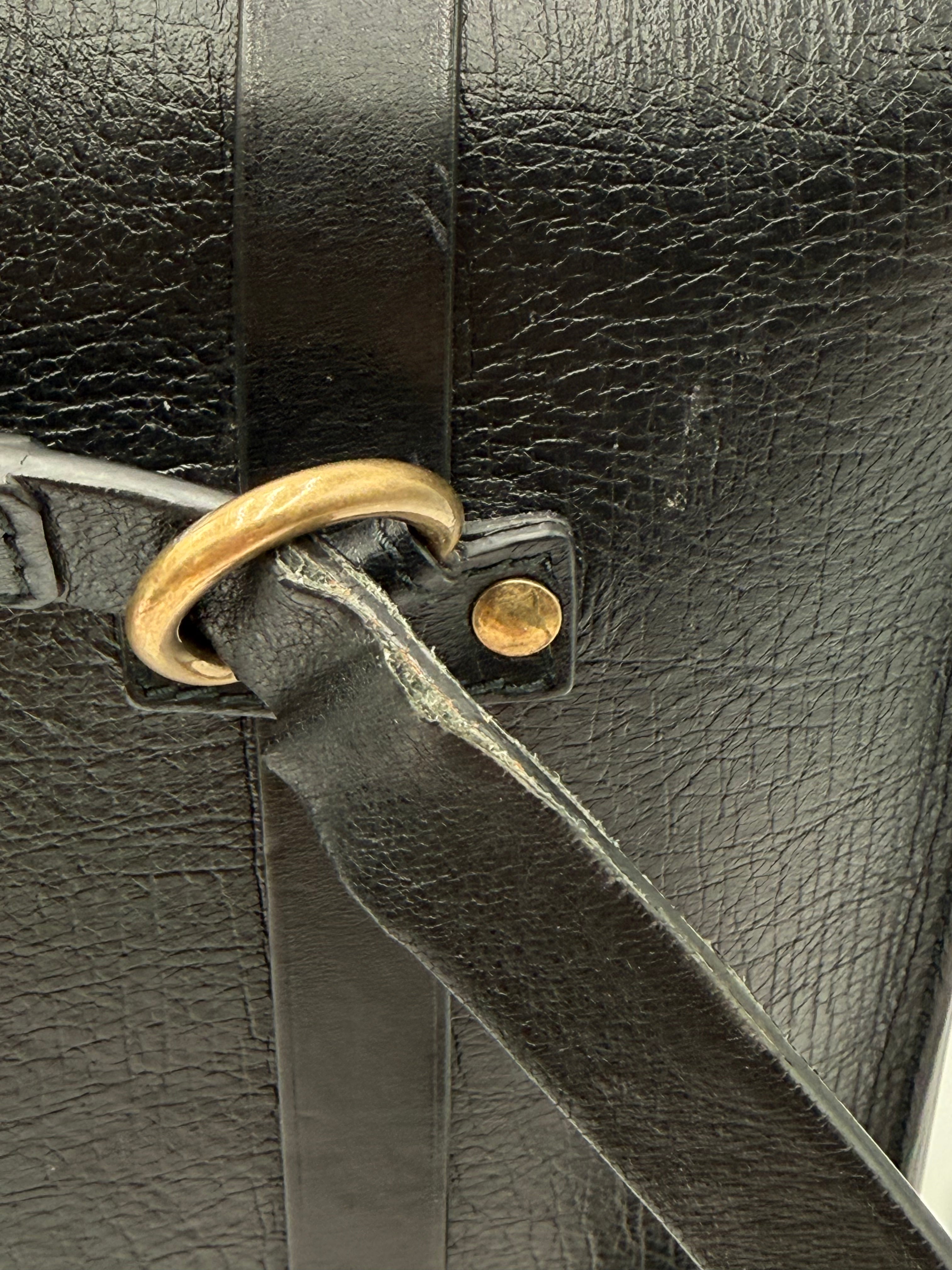 Dolce e Gabbana Cartella Vintage in Pelle Nera - Mercatino di Ninni