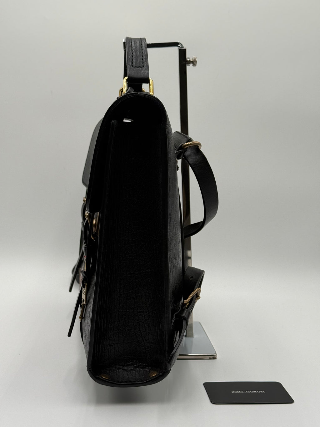 Dolce e Gabbana Cartella Vintage in Pelle Nera - Mercatino di Ninni