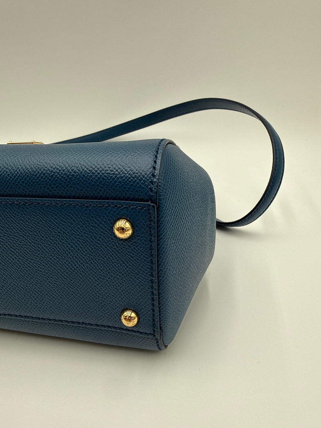 Dolce e Gabbana Sicily Borsa in pelle di vitello Blu Dolce&gabbana