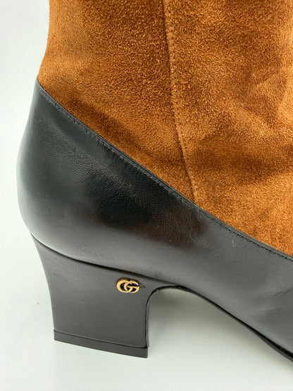 Gucci Stivali Camoscio e Pelle