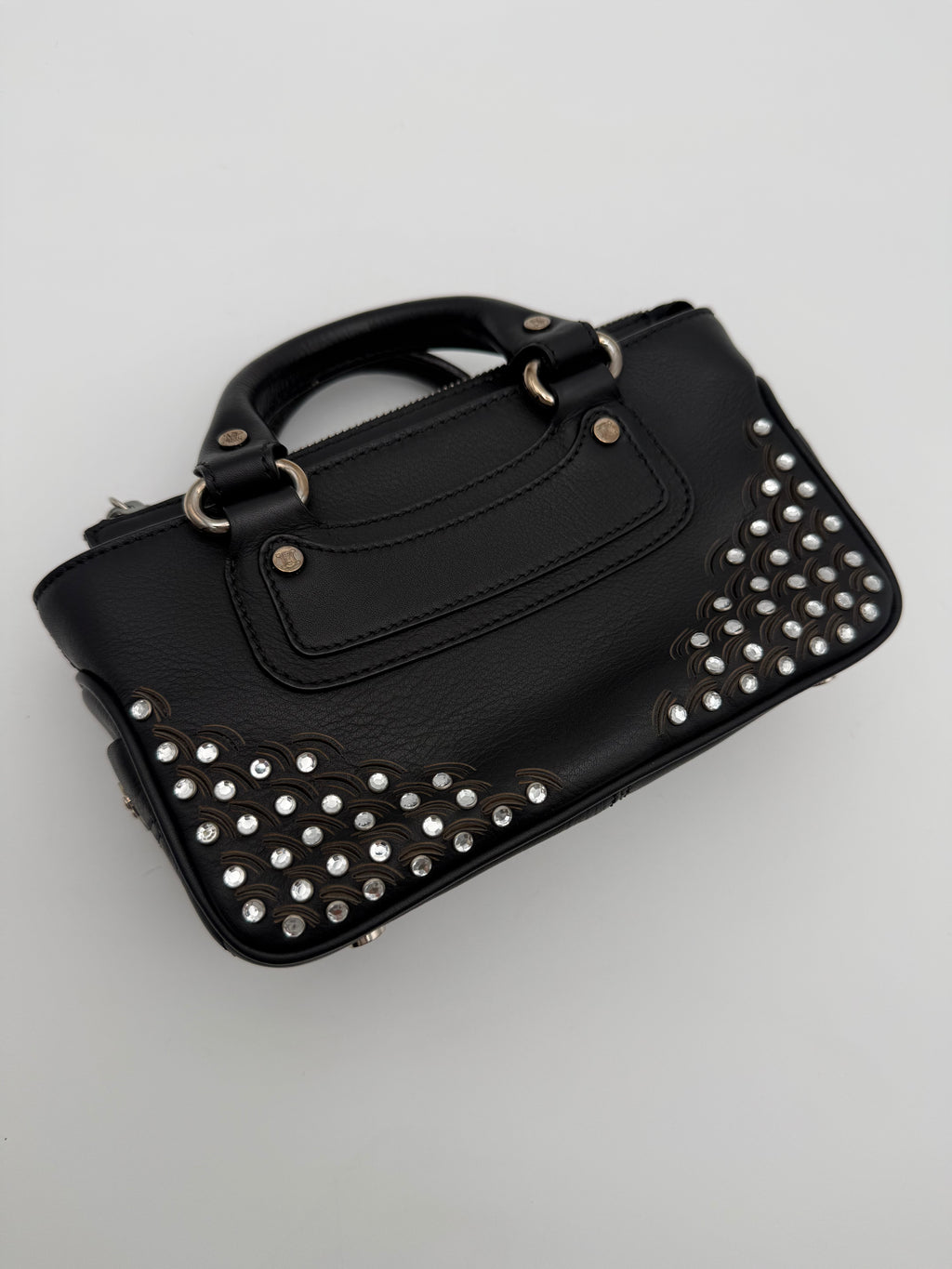 Celine Mini Boogie Limited Edition with Crystals and Silver Studs