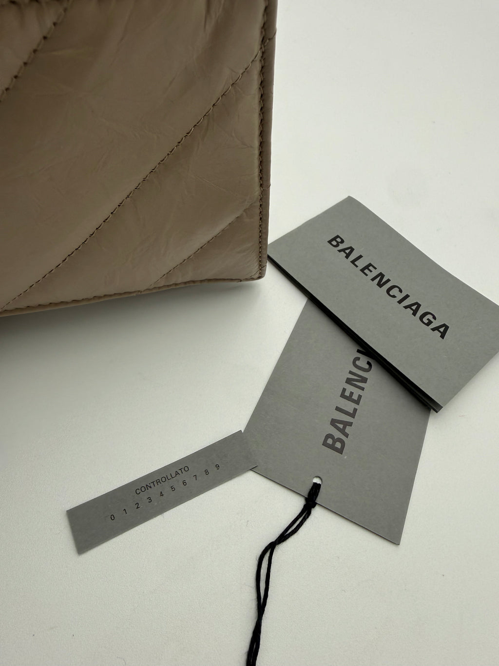 Balenciaga Borsa a Tracolla Crush mini In Pelle di Agnello increspata
