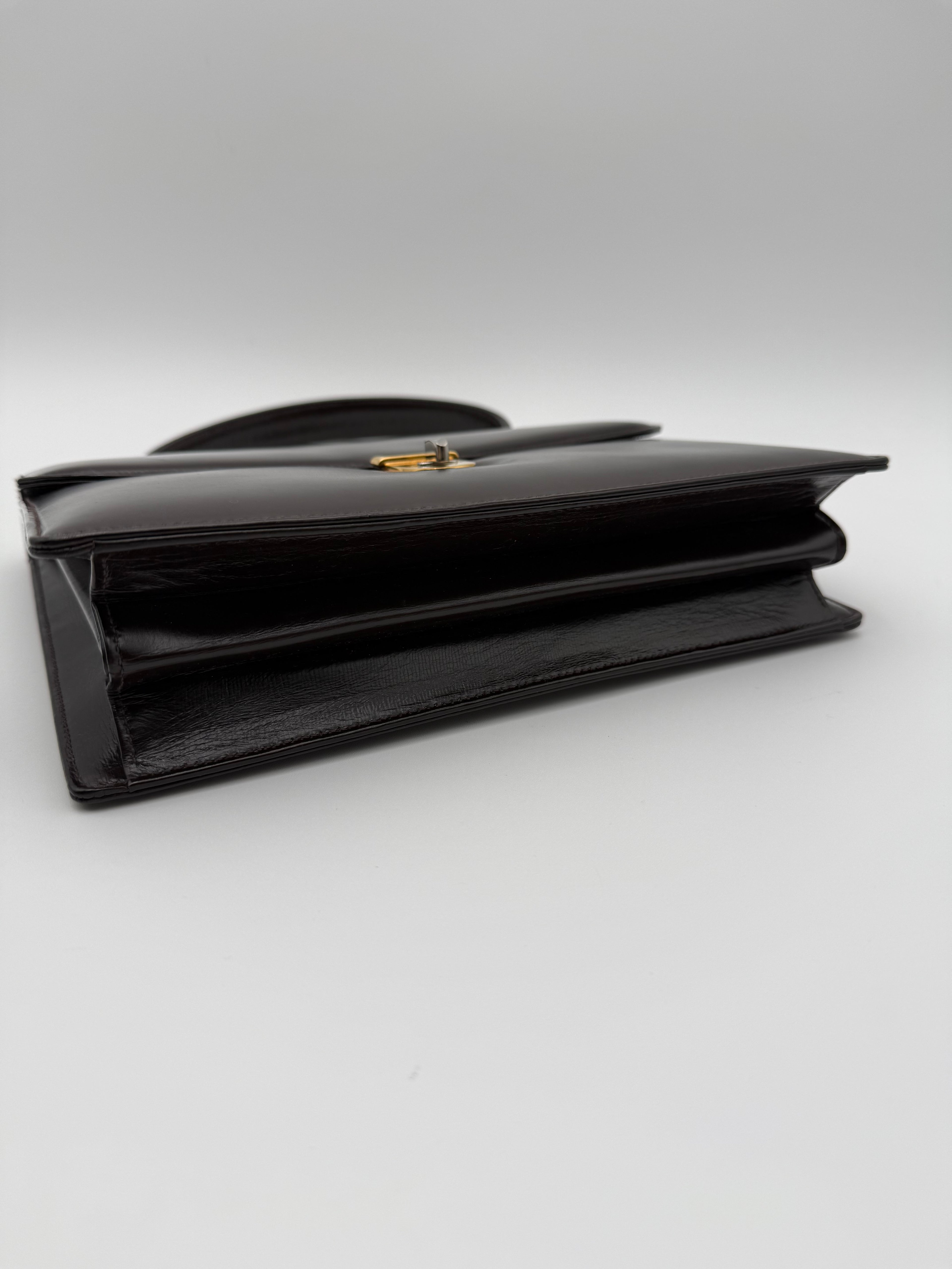 Gucci Borsa a Mano Vintage Pelle Marrone - Mercatino di Ninni