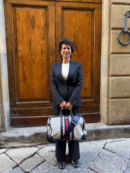 Gucci Savoy Borsone viaggio Tela Supreme GG