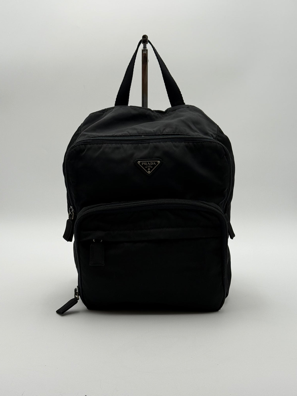 Prada Zaino  in Nylon Tela Vela Nero