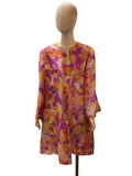 Valentino Boutique Cappotto Vintage Lino e Seta Floreale