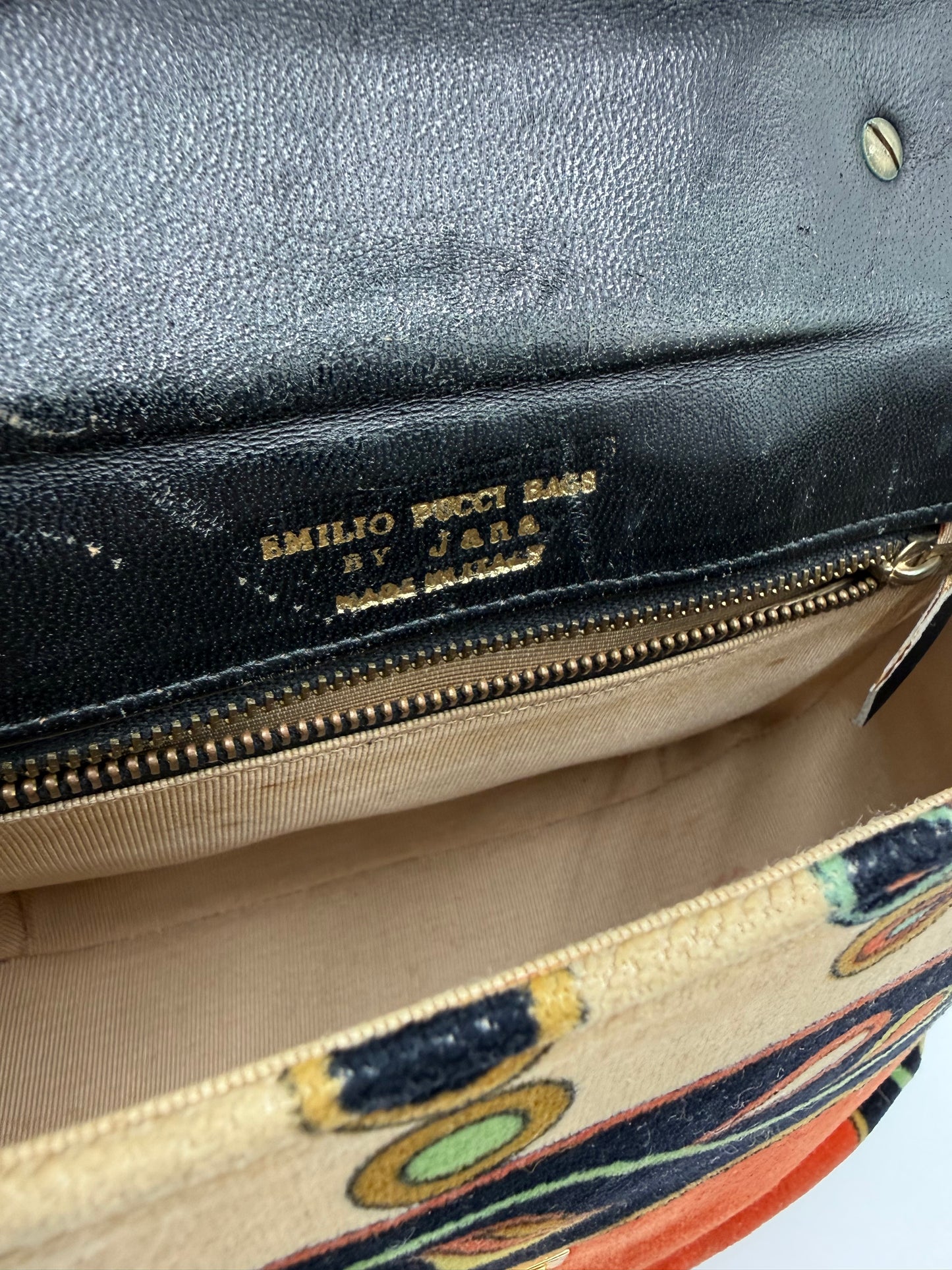 Emilio Pucci Borsa Tracolla Vintage Anni 70' - Mercatino di Ninni