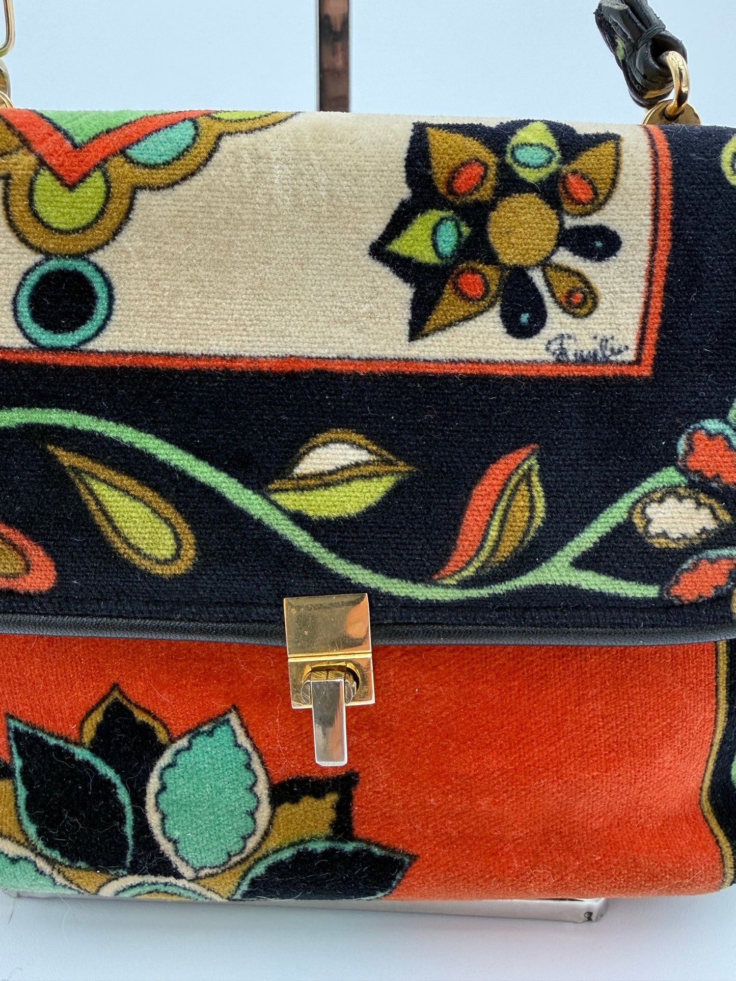 Emilio Pucci Borsa Tracolla Vintage Anni 70' - Mercatino di Ninni