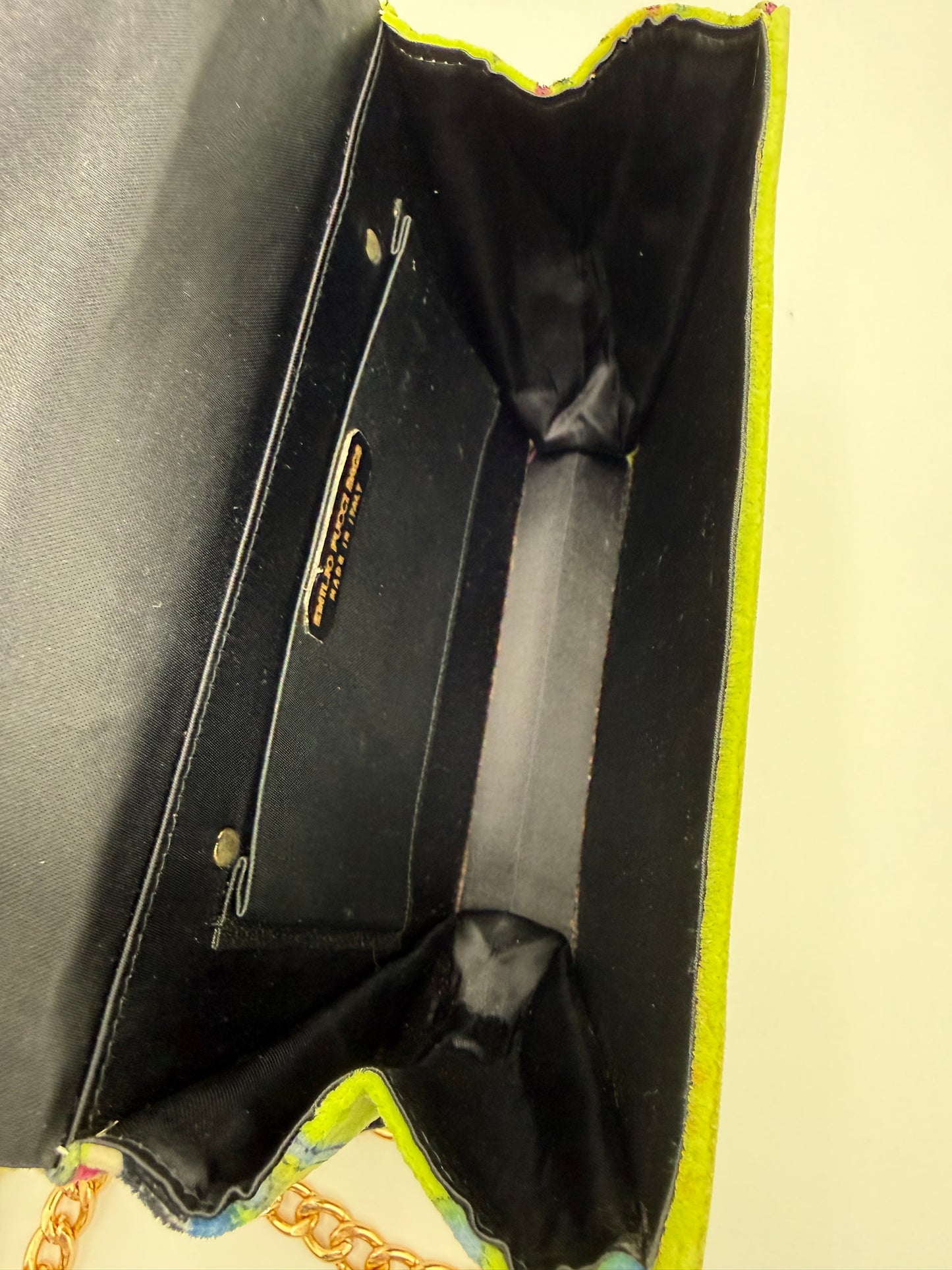 Emilio Pucci Vintage Green Velvet Shoulder Bag