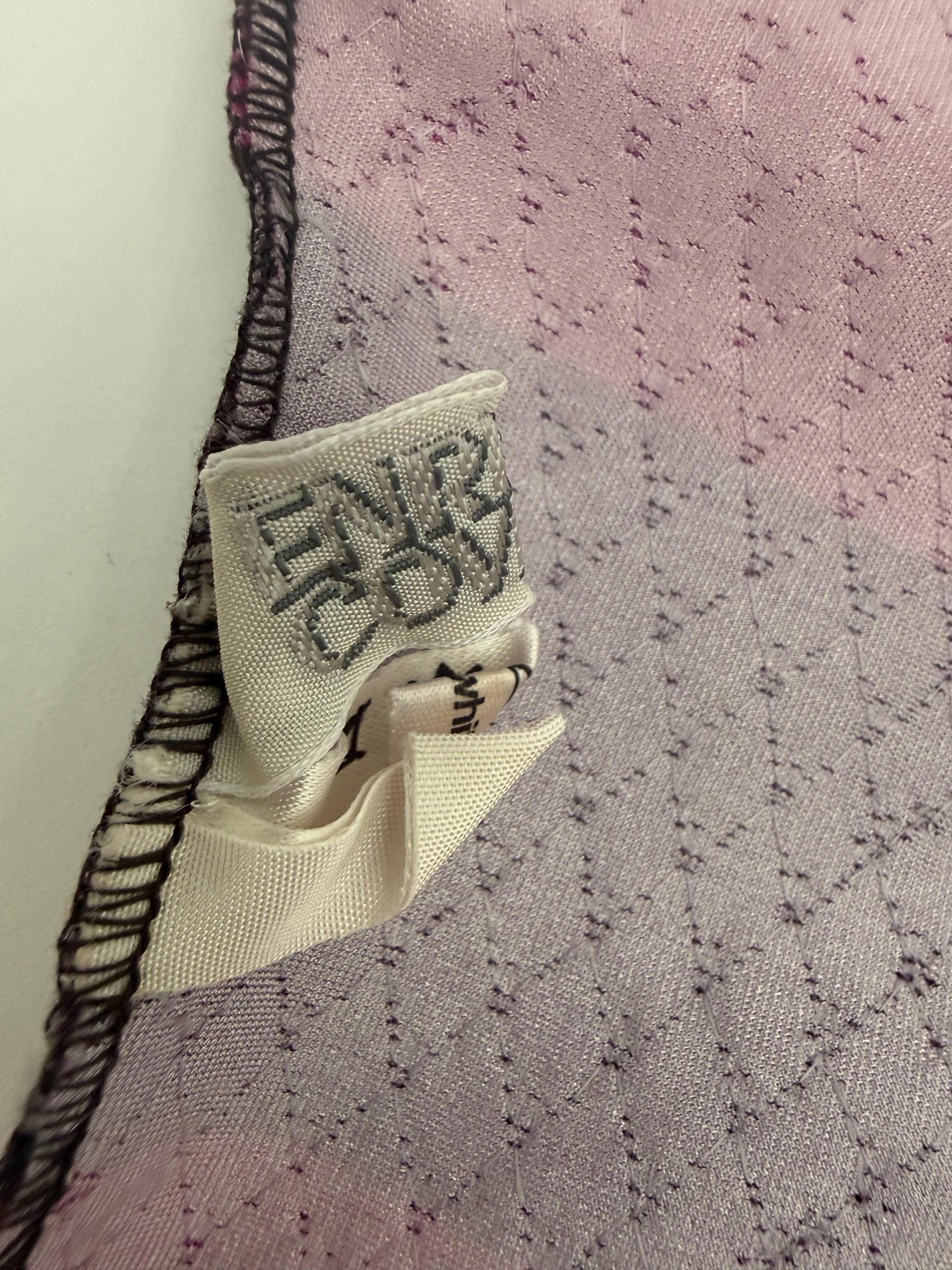 Enrico Coveri Body Vintage a Righe con Paillettes Fucsia - Mercatino di Ninni