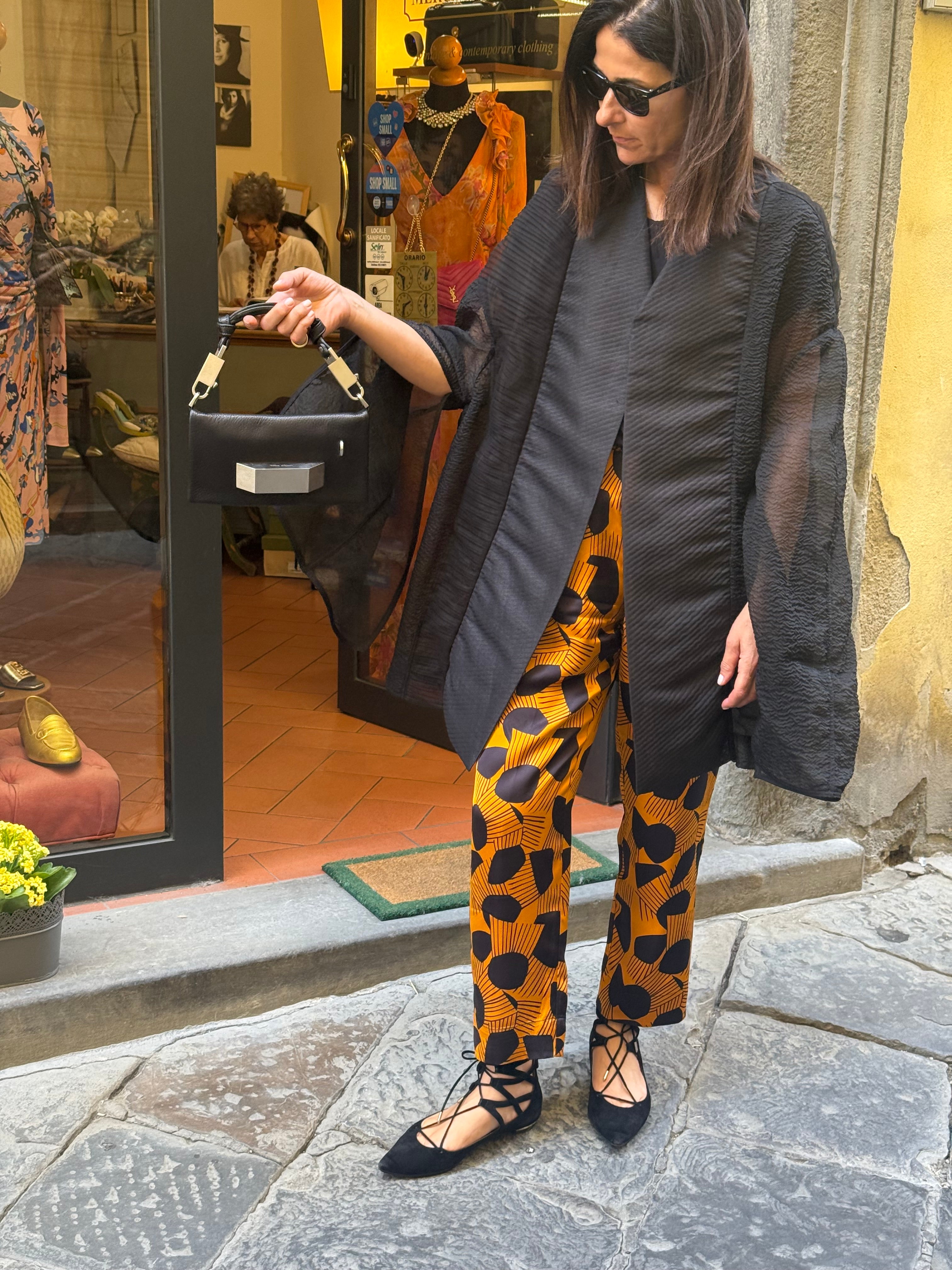 Rick Owens Giacca Vintage Seta Nera