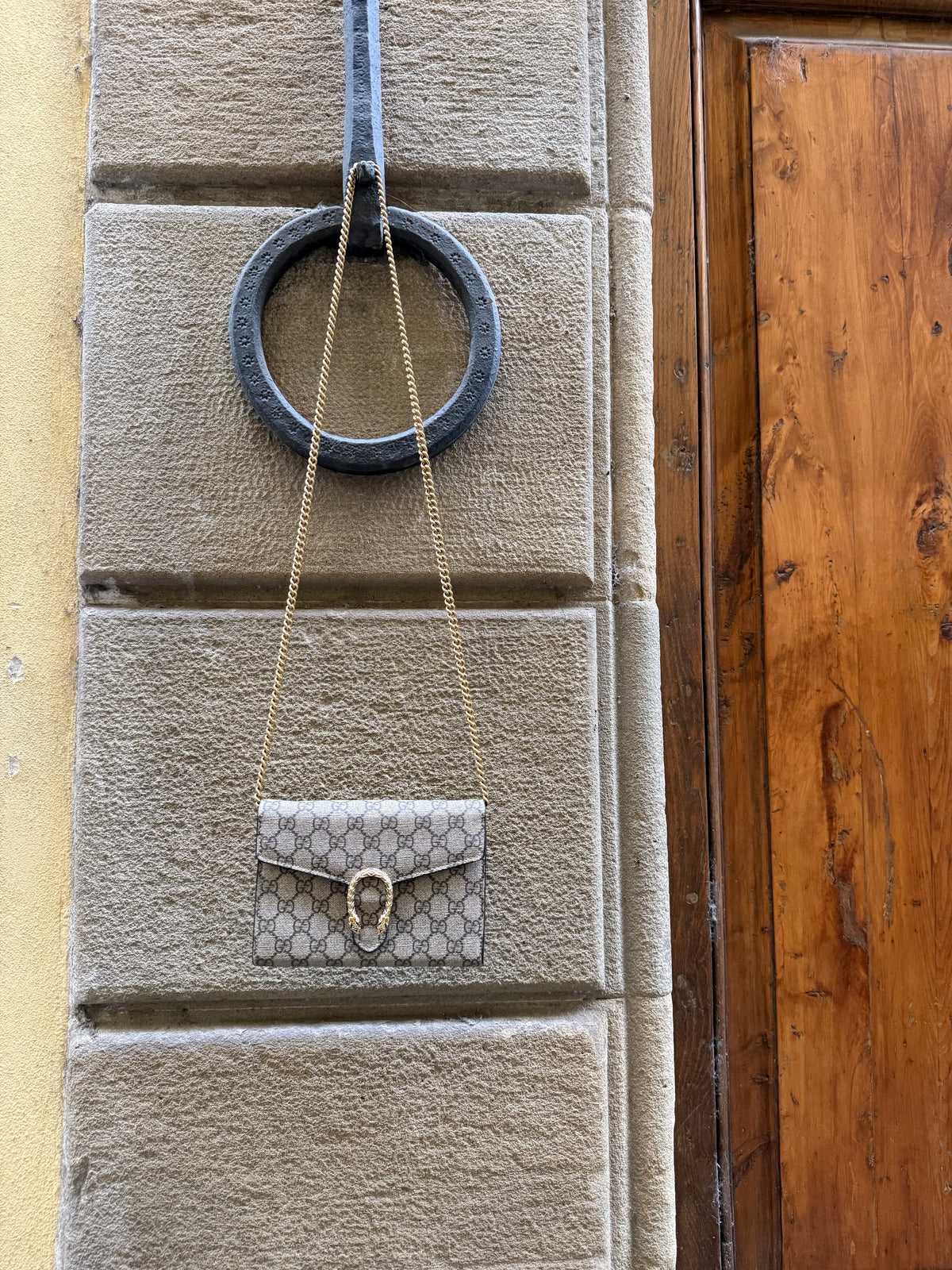 Gucci Borsa Dionysus GG Supreme Mini con Catena