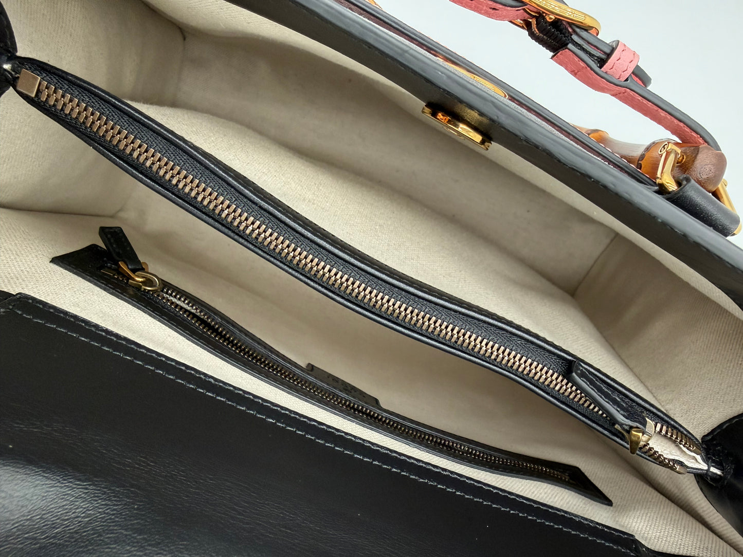 Gucci Diana in Velluto  a Rombi Nero e Grigio