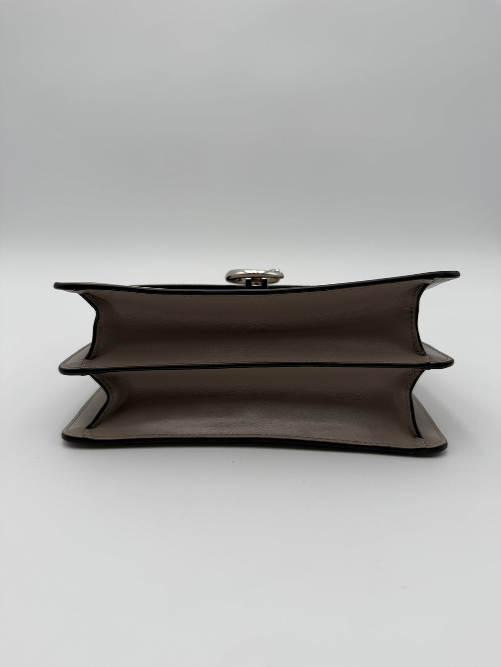 Borsa Cartier Panthère C Top in Pelle Grigio/Taupe