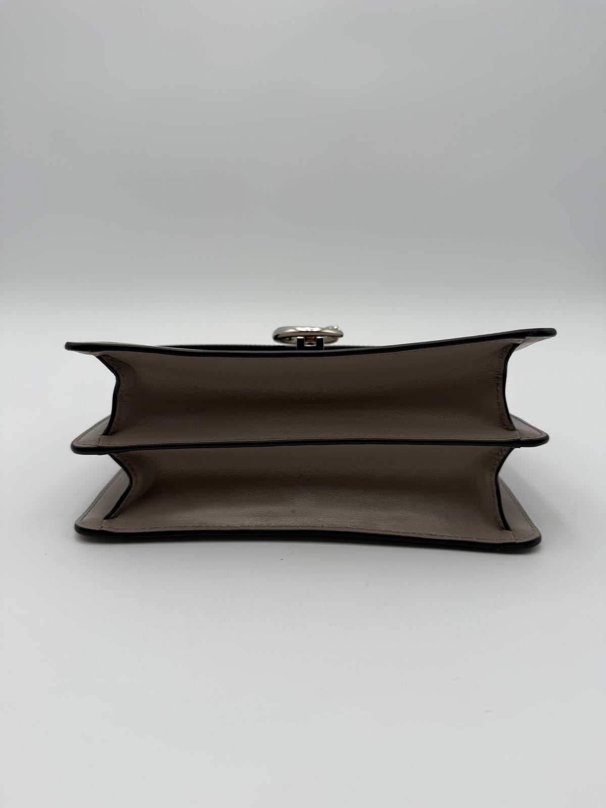 Borsa Cartier Panthère C Top in Pelle Grigio/Taupe