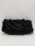 Pochette Dries Van Noten in Tessuto Tecnico Plissettato - Nero