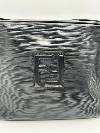 Fendi Borsa a Tracolla Epi in Pelle Nera Fendi