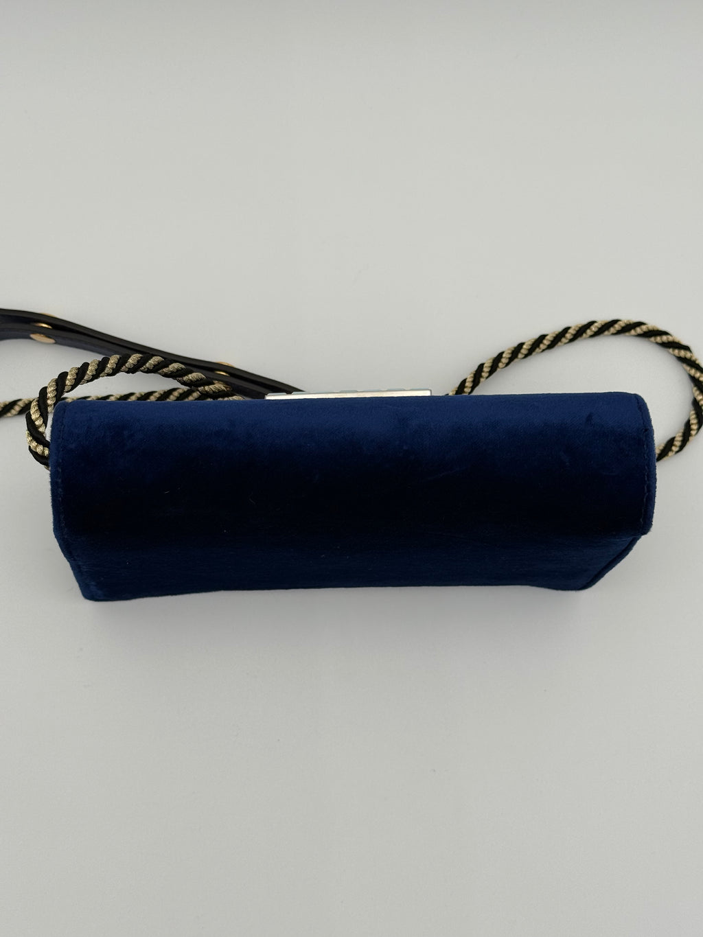 Gucci Borsa Broadway in Velluto con Fibbia G in Cristalli Blu - Mercatino di Ninni