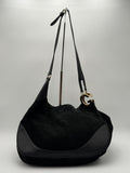 Gucci Borsa Charlotte Hobo Frida Giannini in Pelle Scamosciata Nera - Mercatino di Ninni