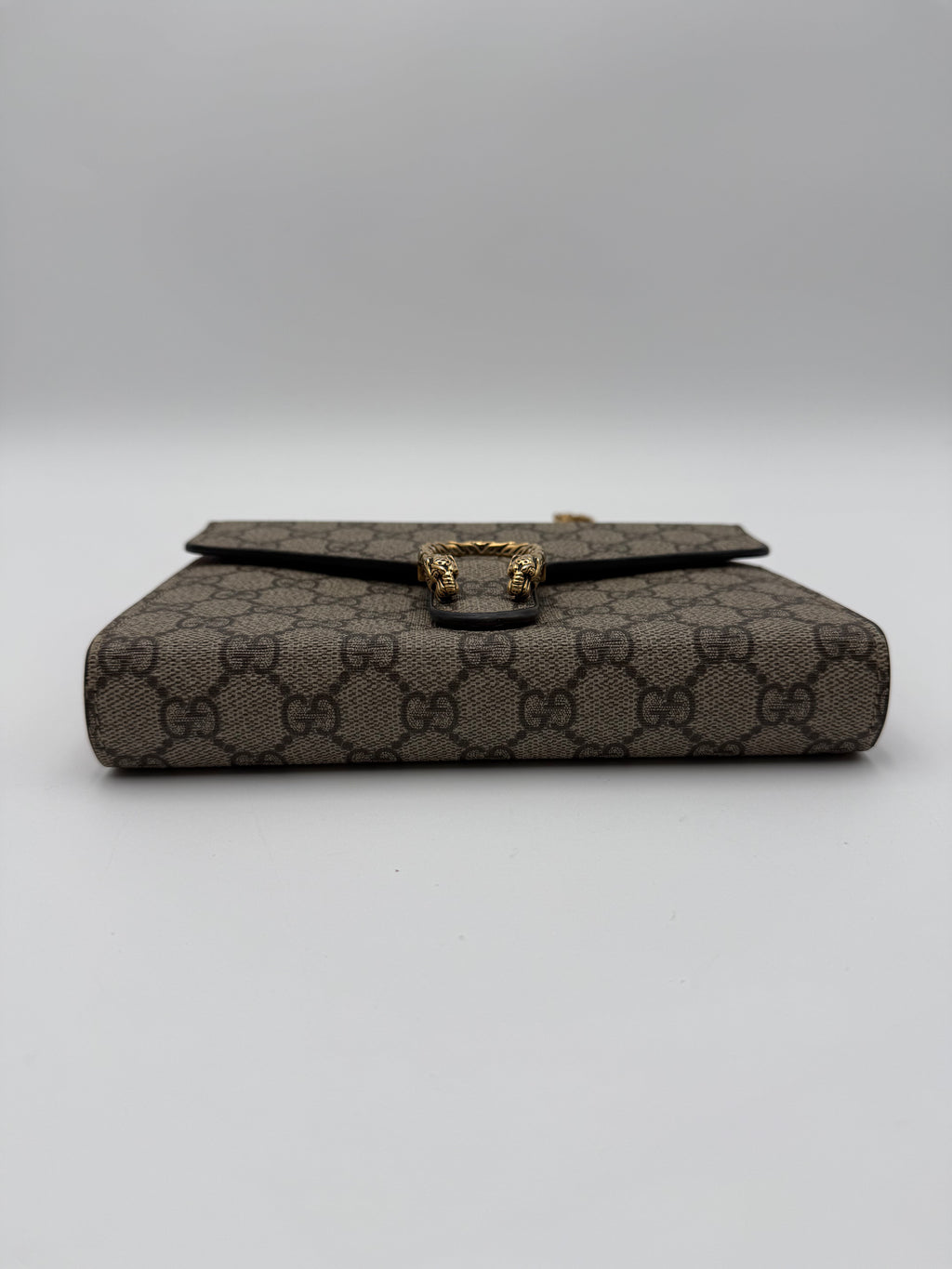 Gucci Borsa Dionysus GG Supreme Mini con Catena Beige - Mercatino di Ninni