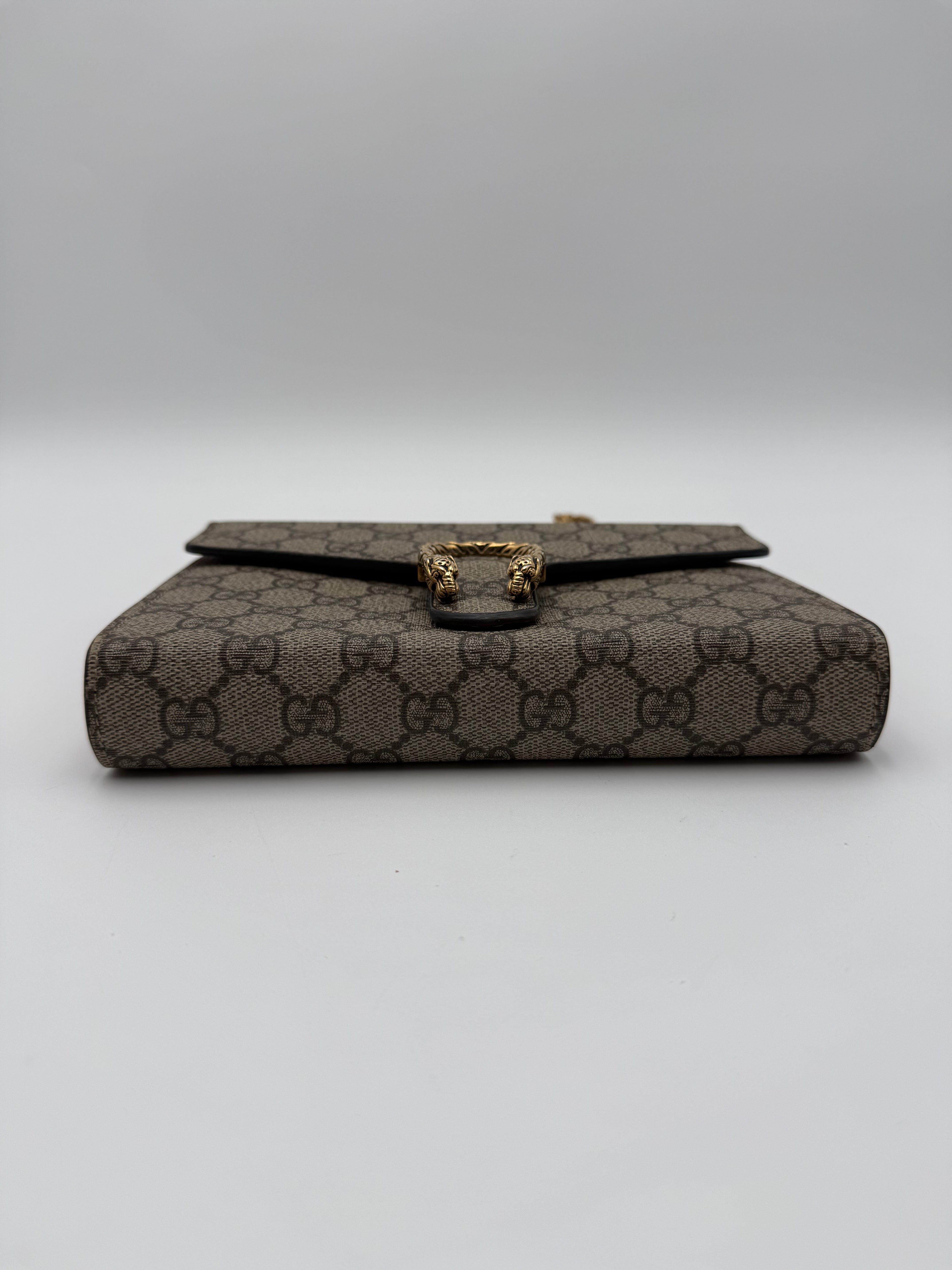 Gucci Borsa Dionysus GG Supreme Mini con Catena Beige - Mercatino di Ninni