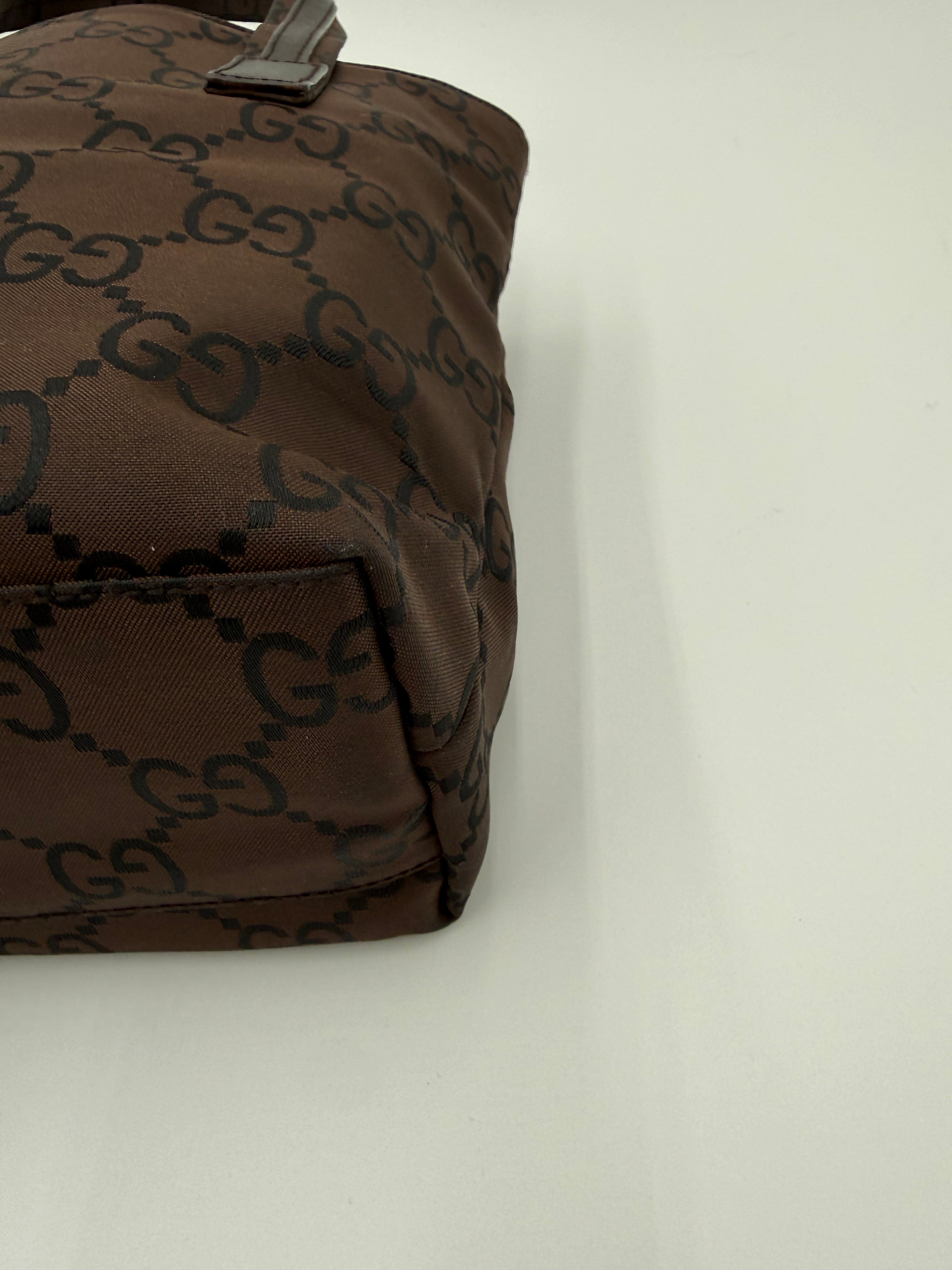 Gucci Borsa Mini in Tela Marrone Monogram - Mercatino di Ninni