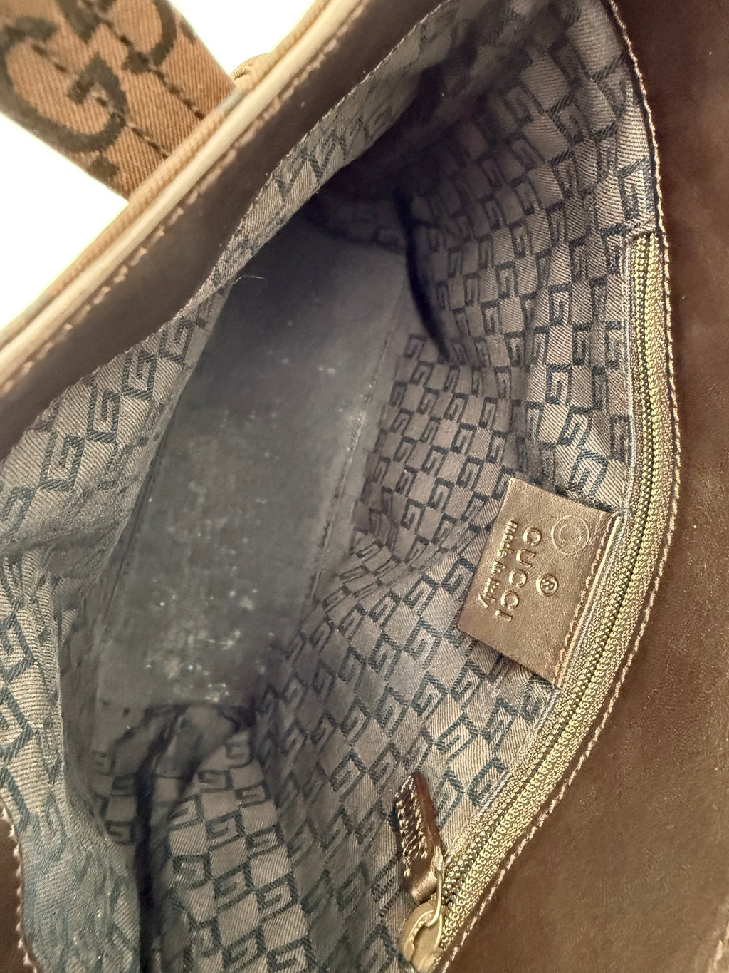 Gucci Borsa Mini in Tela Marrone Monogram - Mercatino di Ninni