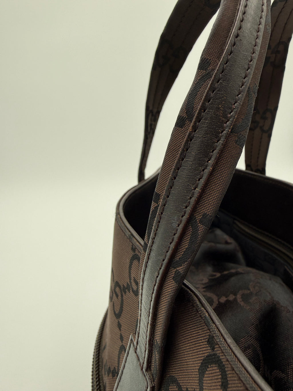 Gucci Borsa Mini in Tela Marrone Monogram - Mercatino di Ninni