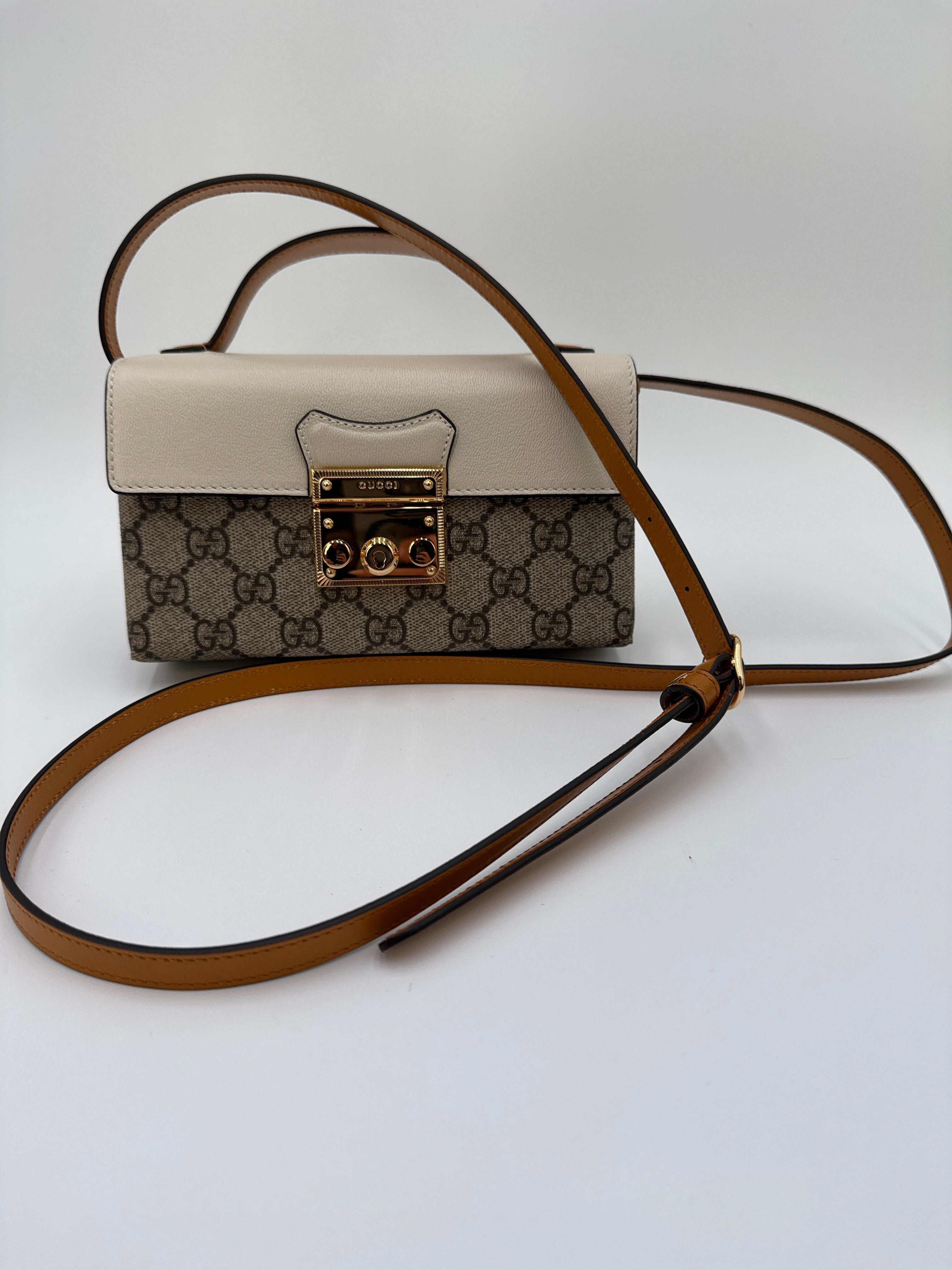 Gucci Borsa Padlock Mini Beige Gucci