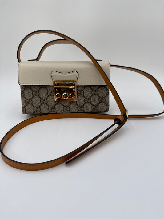 Gucci Borsa Padlock Mini Beige Gucci