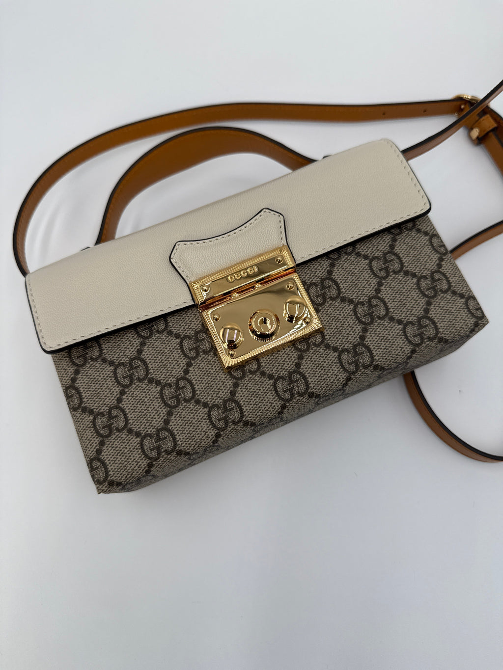 Gucci Borsa Padlock Mini Beige Gucci