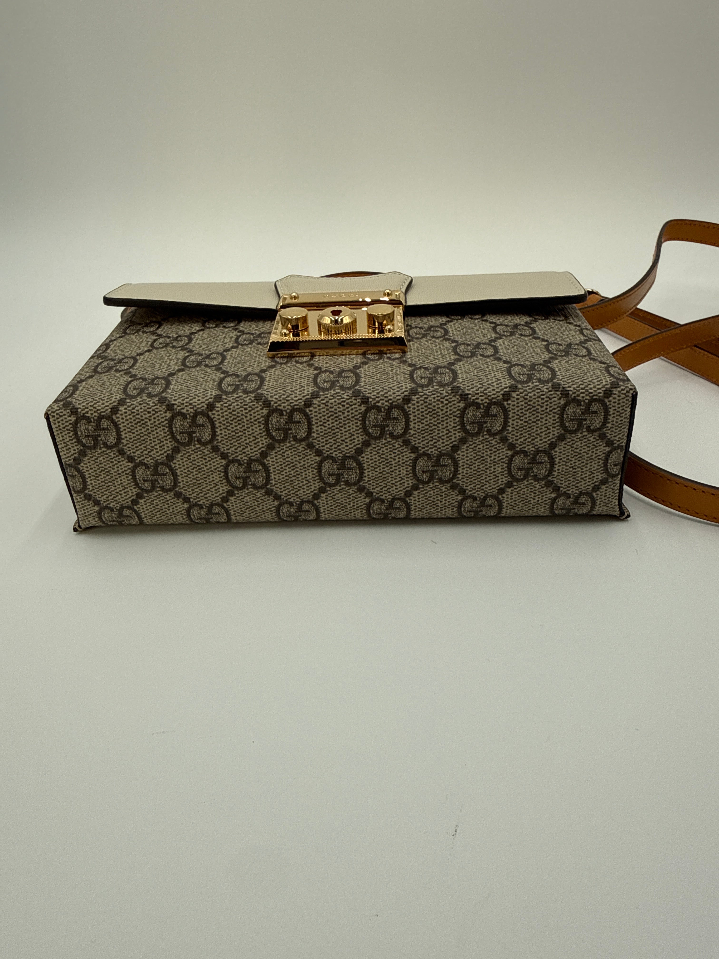 Gucci Borsa Padlock Mini Beige Gucci