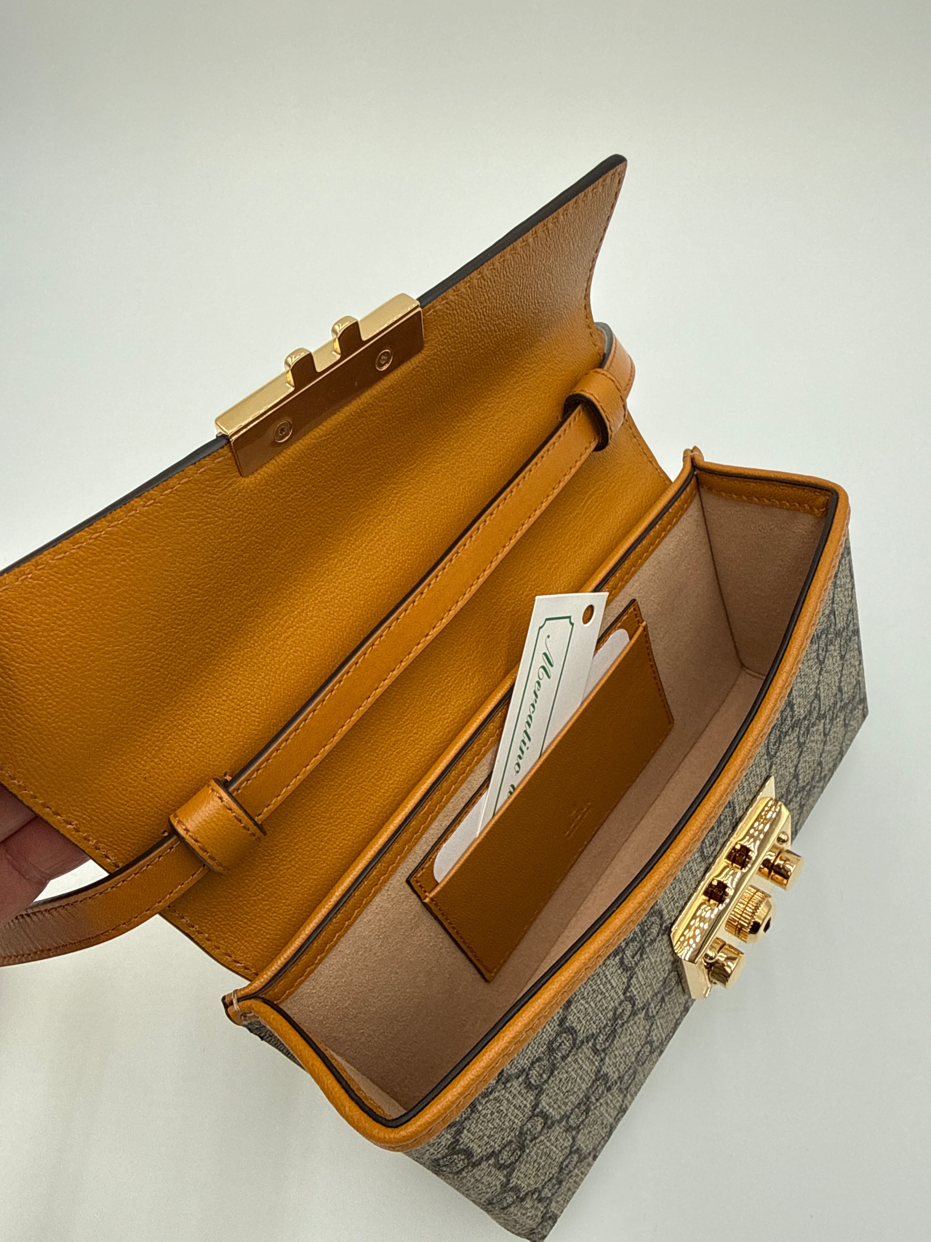 Gucci Borsa Padlock Mini Beige Gucci