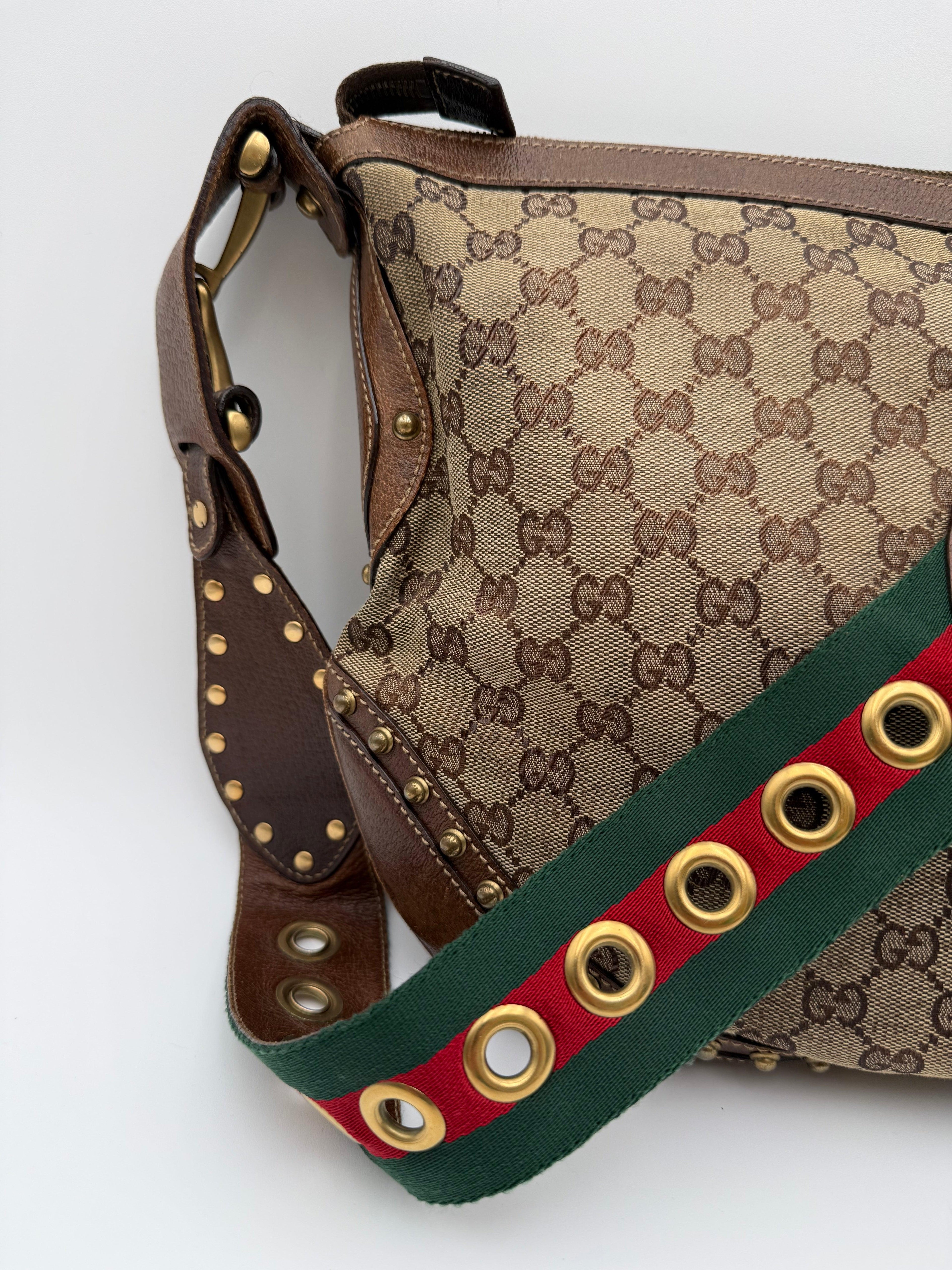 Gucci Borsa Pelham Vintage in Tela GG Monogram Marrone - Mercatino di Ninni