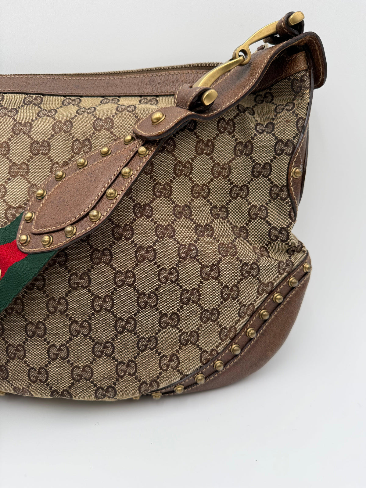 Gucci Borsa Pelham Vintage in Tela GG Monogram Marrone - Mercatino di Ninni