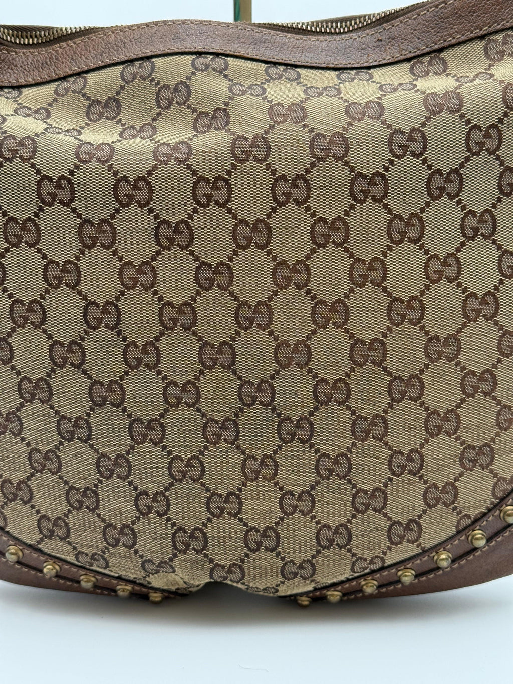 Gucci Borsa Pelham Vintage in Tela GG Monogram Marrone - Mercatino di Ninni