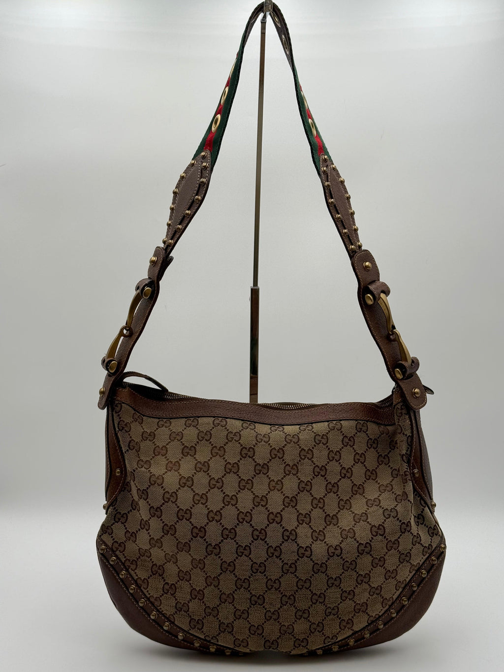 Gucci Borsa Pelham Vintage in Tela GG Monogram Marrone - Mercatino di Ninni