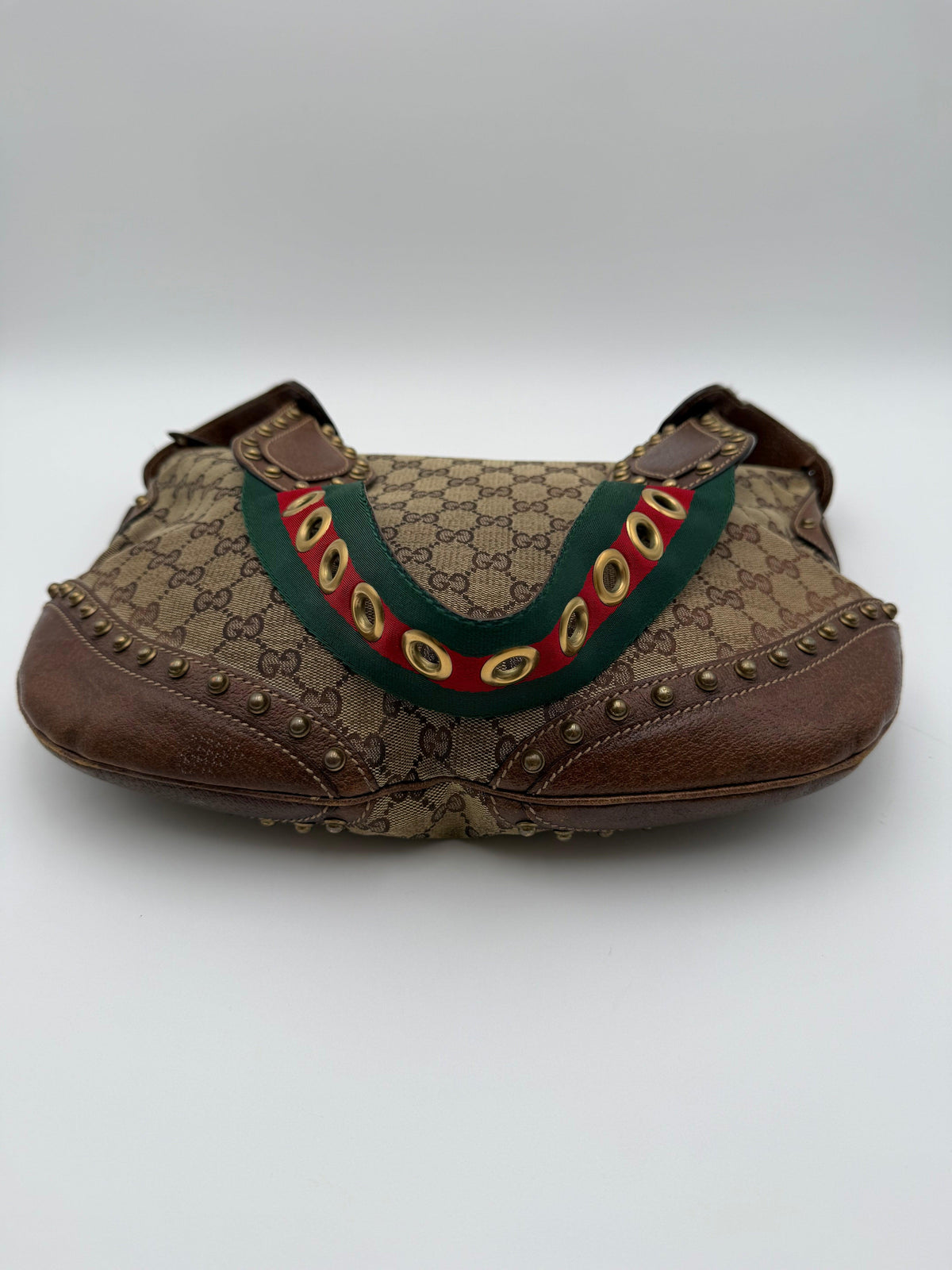 Gucci Borsa Pelham Vintage in Tela GG Monogram Marrone - Mercatino di Ninni